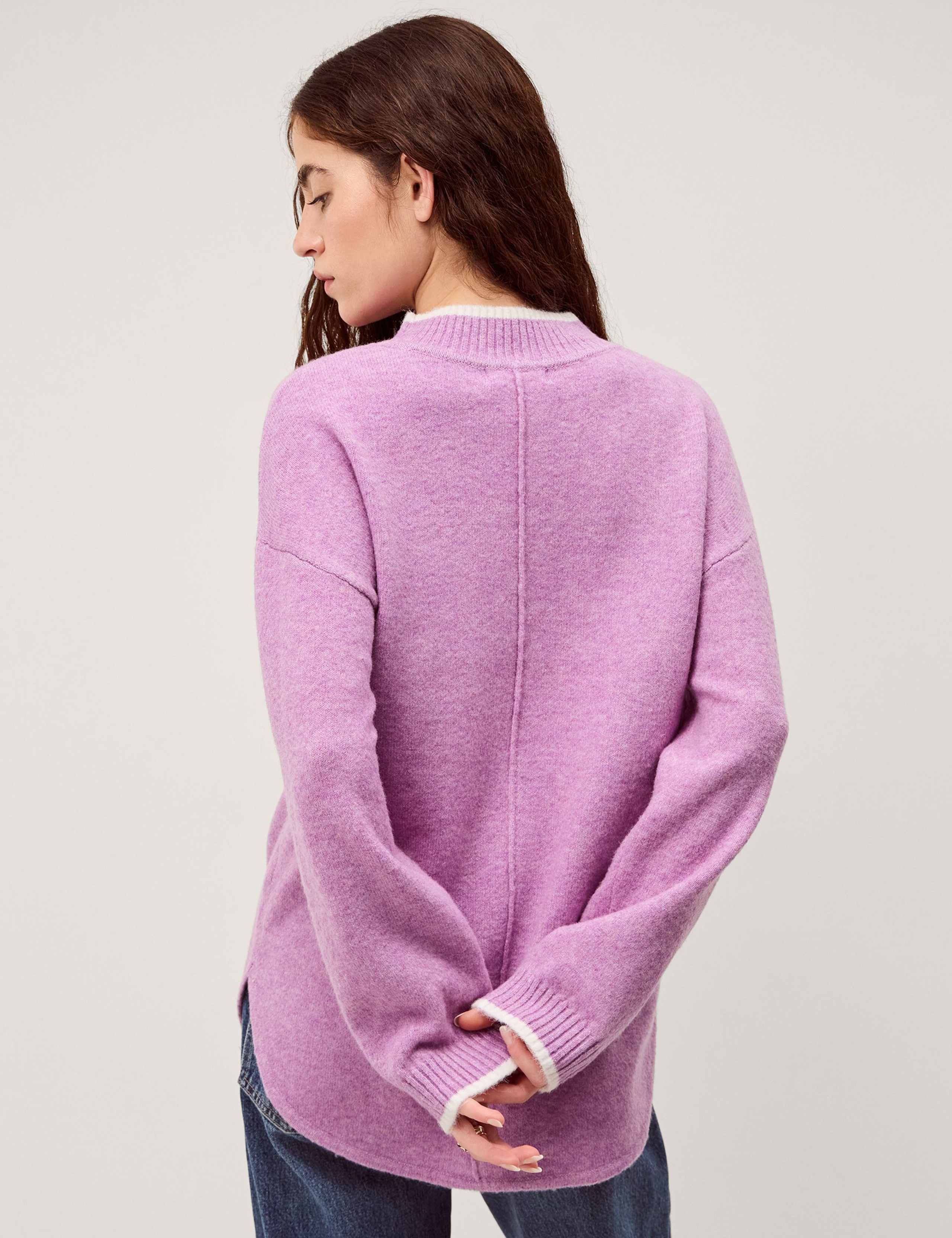 Tipped Textured Oversized Jumper 5 of 5