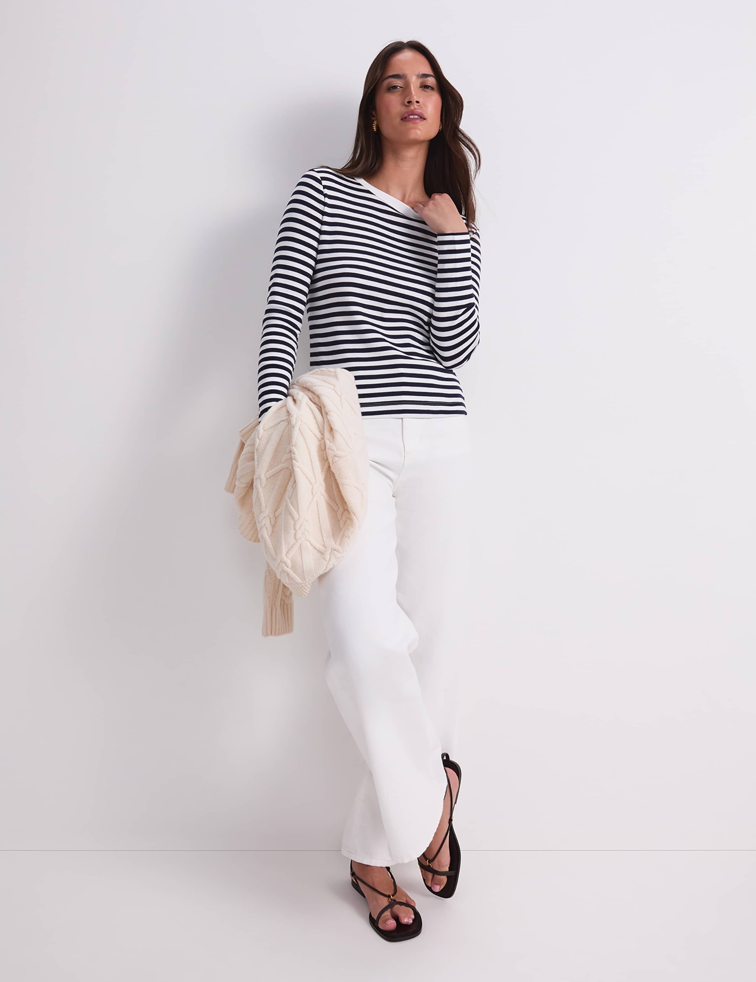 Jersey Striped Top 3 of 8