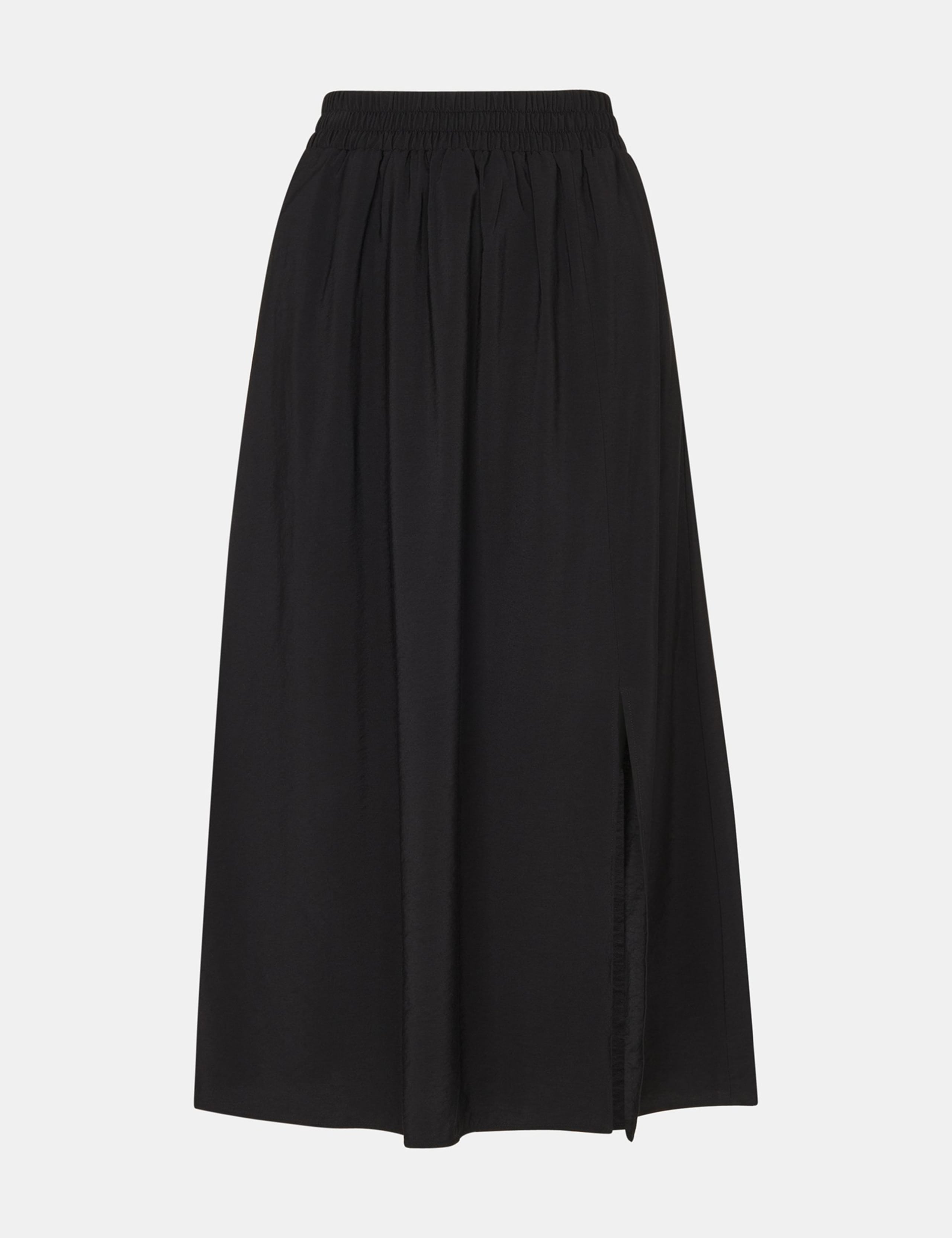 Side Split Midi A-Line Skirt 2 of 4