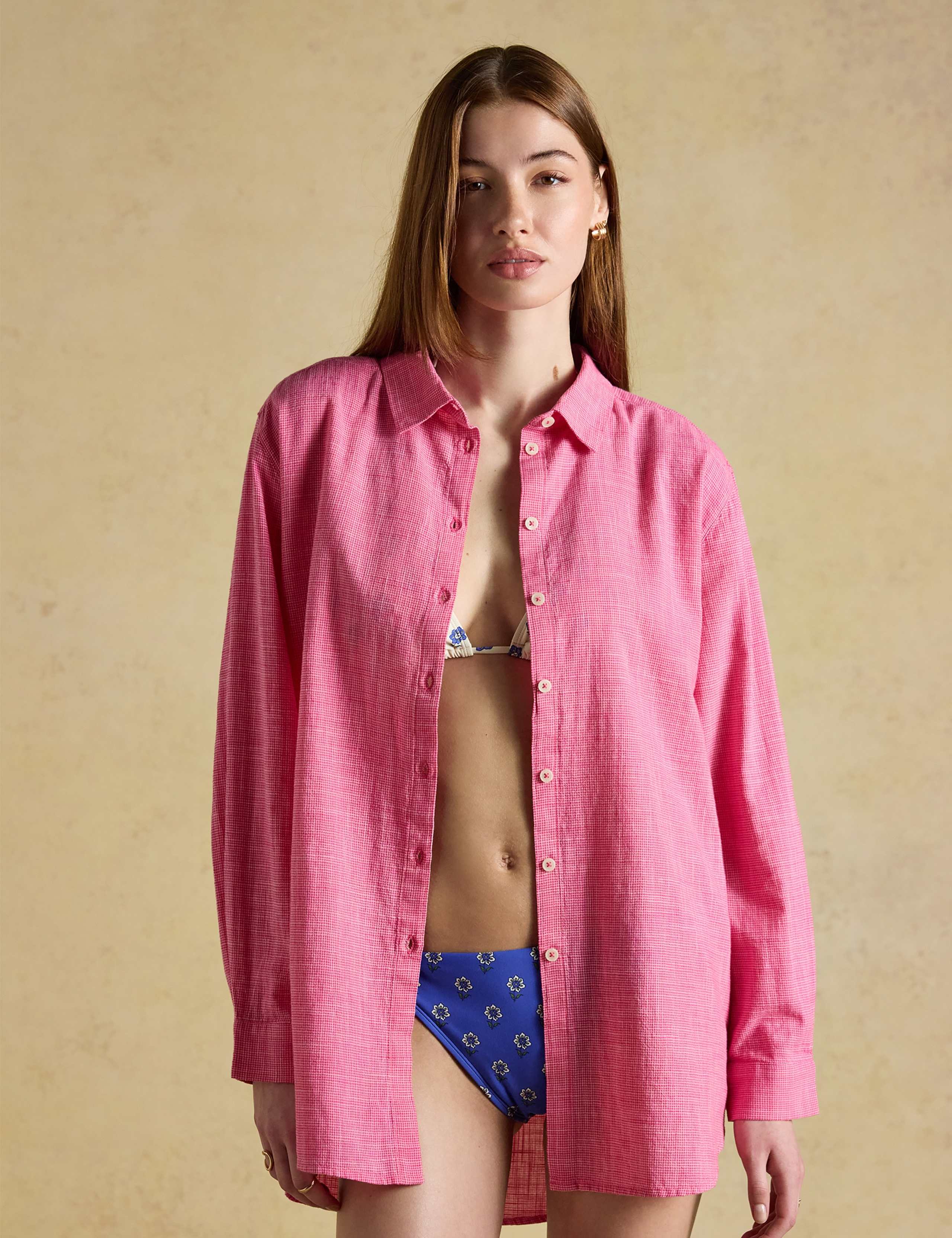 Pure Cotton Longline Shirt 4 of 8