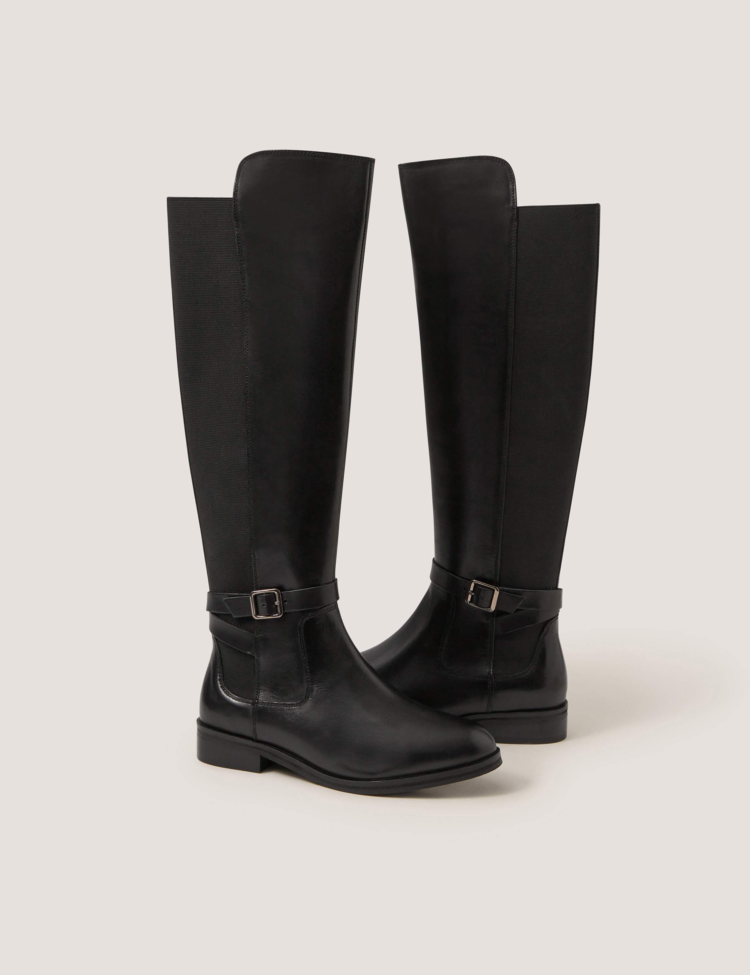 Leather Knee High Boots 2 of 3