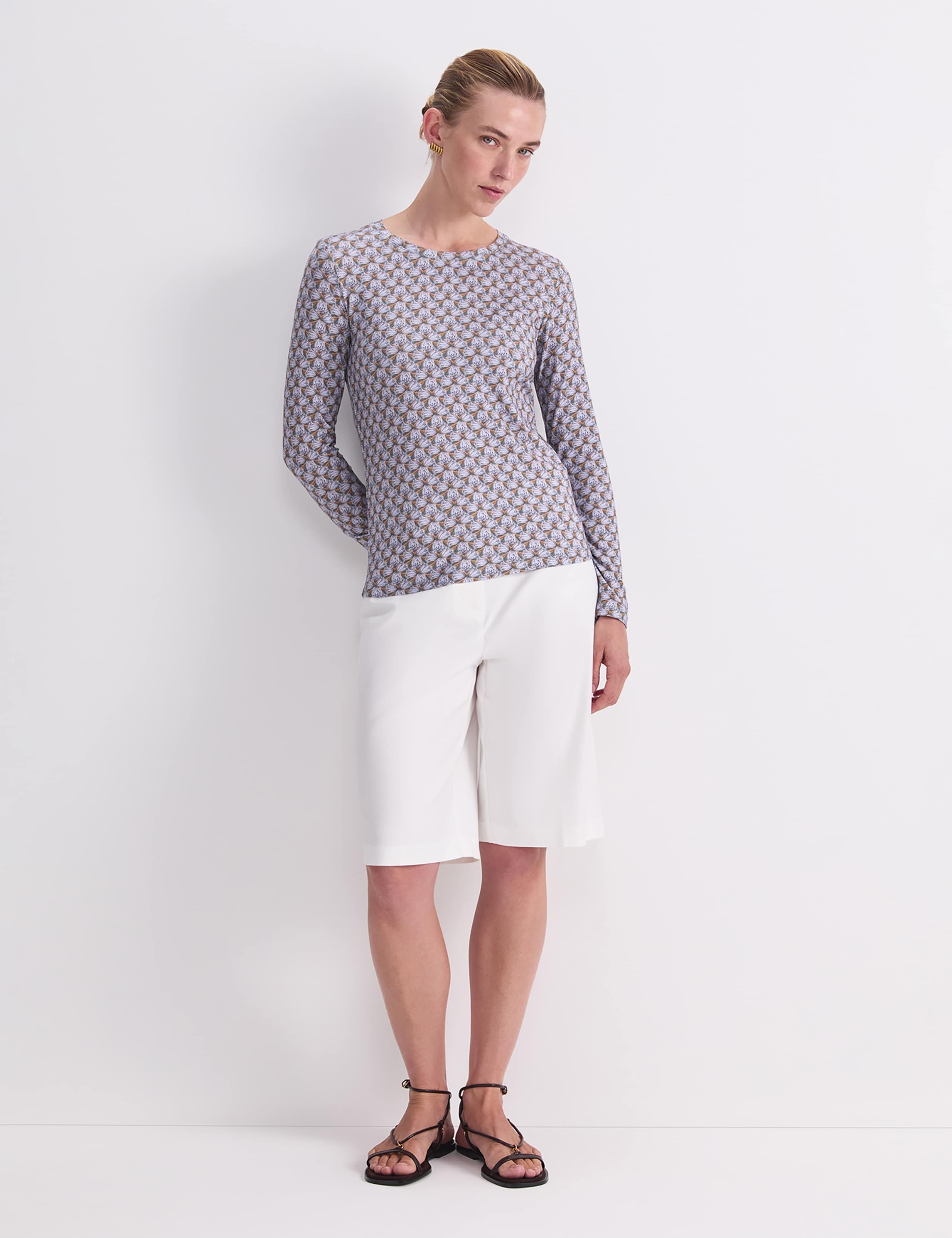 Jersey Floral Top 3 of 6