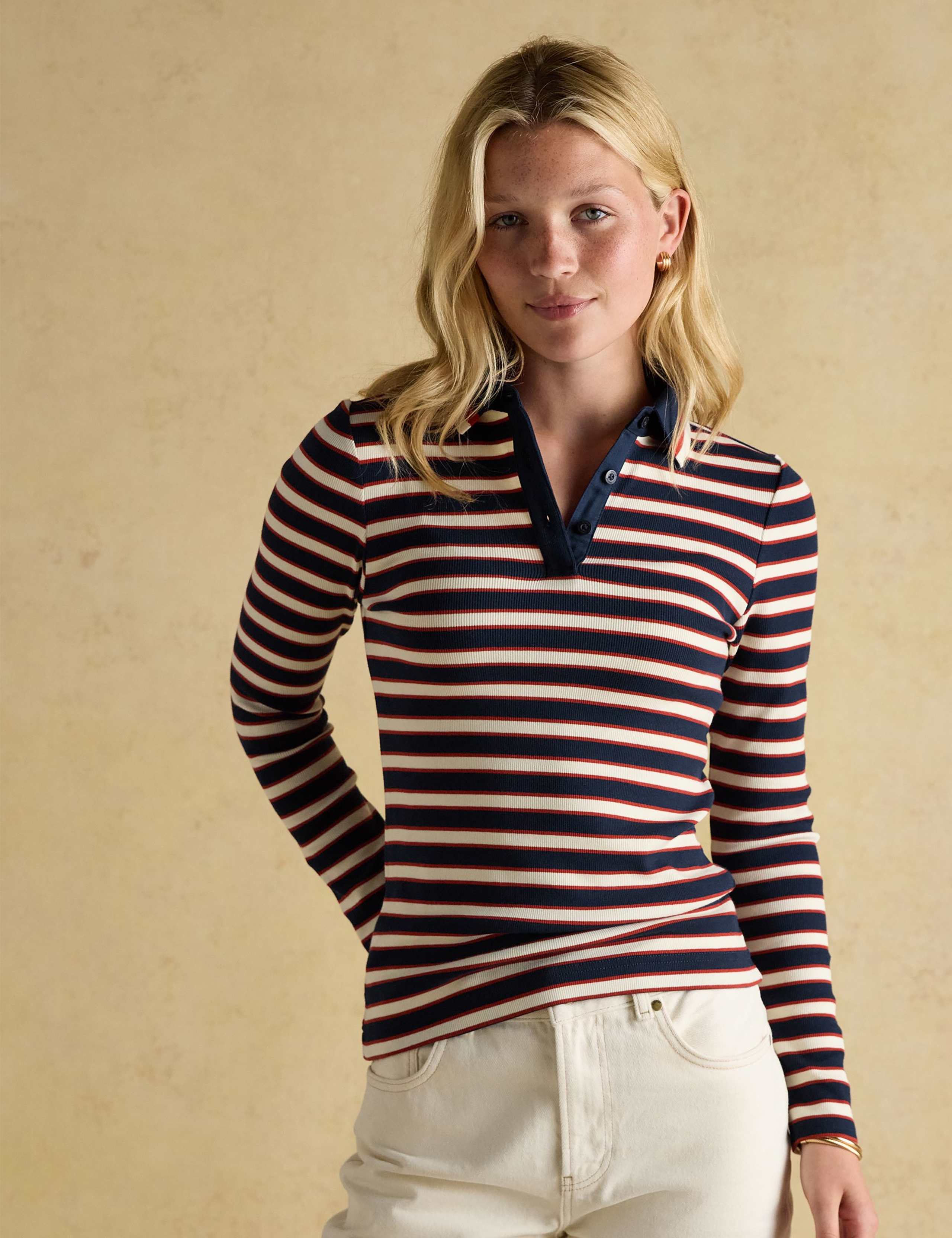 Cotton Rich Striped Top 2 of 7