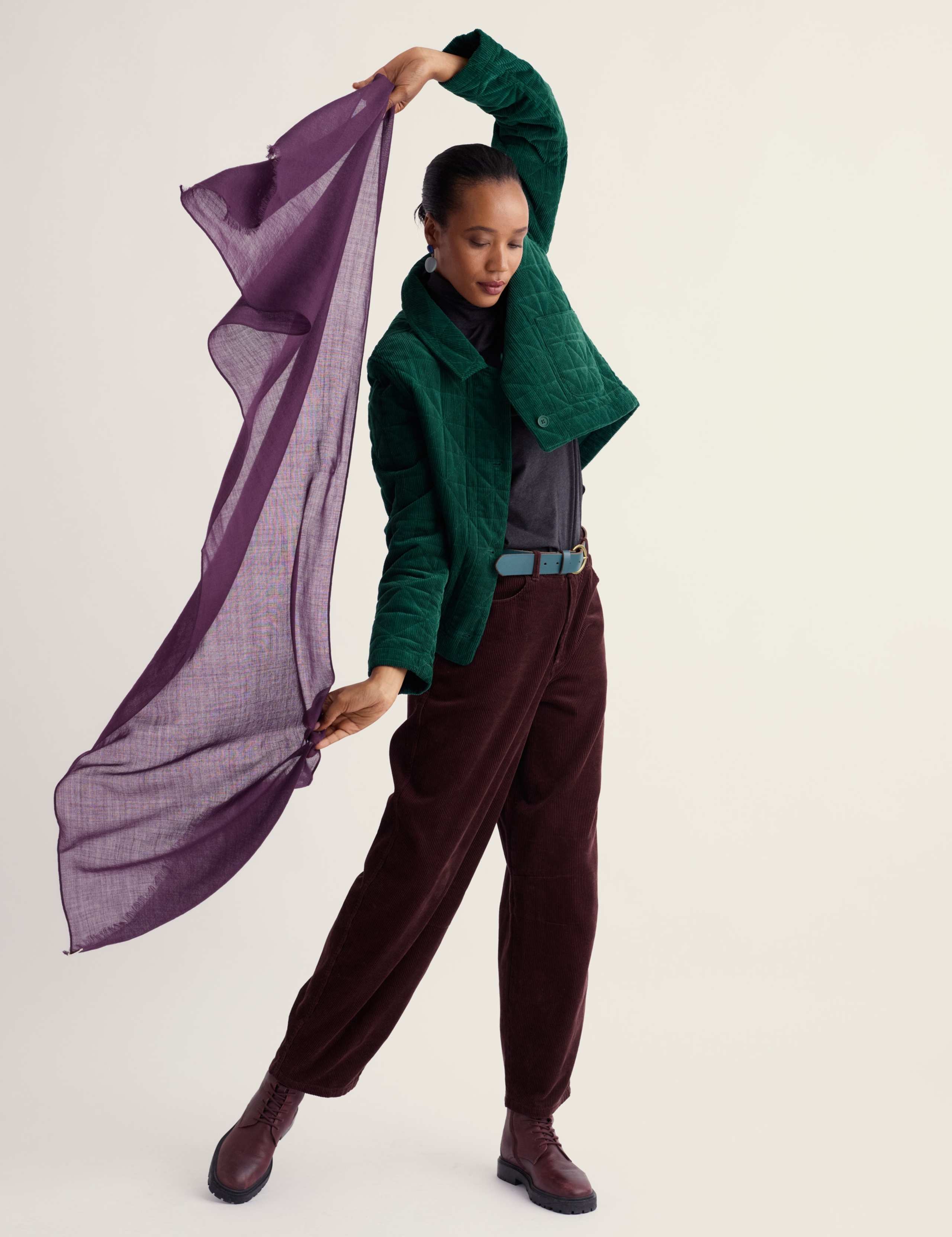 Pure Wool Fringed Scarf 3 of 4