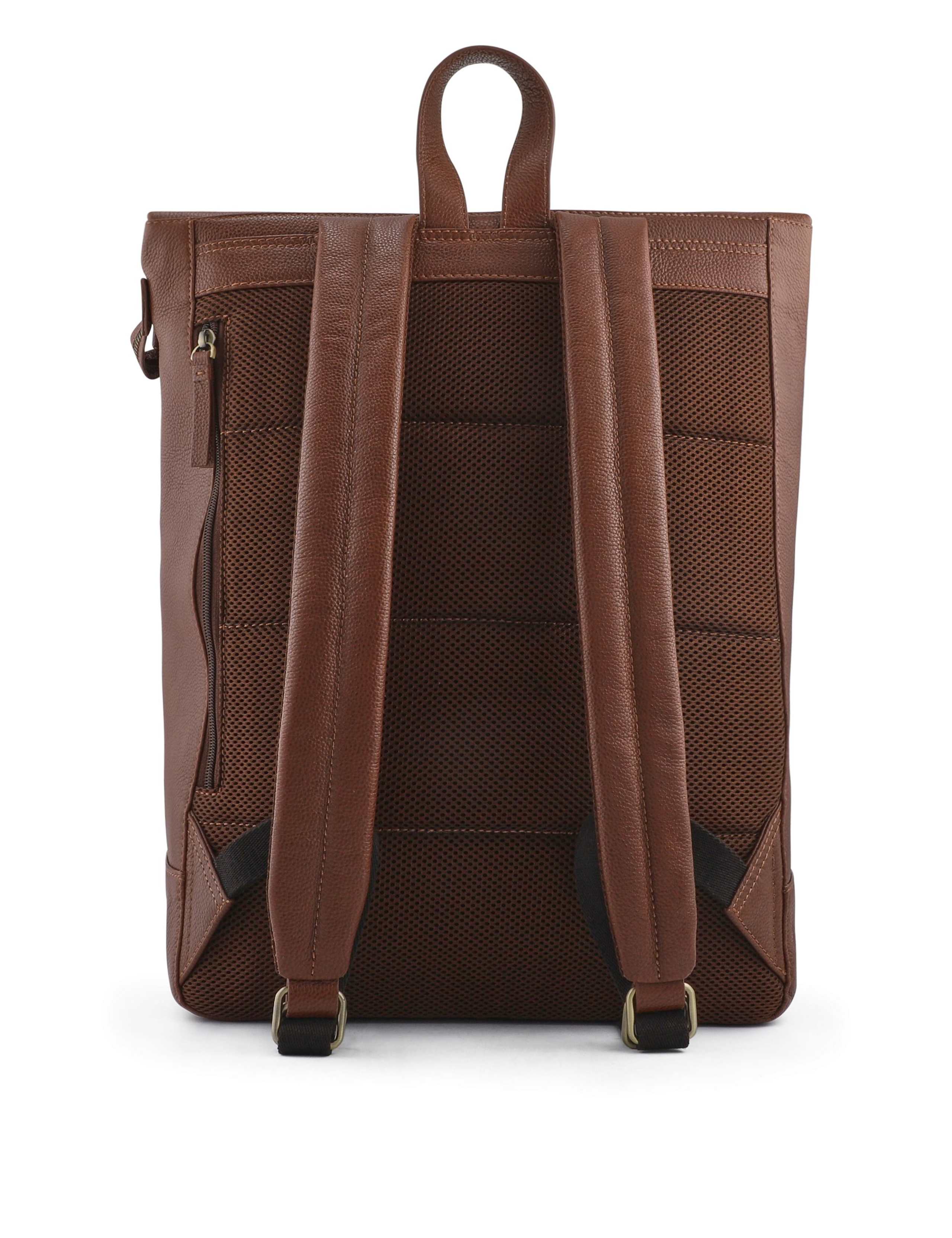 Leather Roll-top Backpack 2 of 4