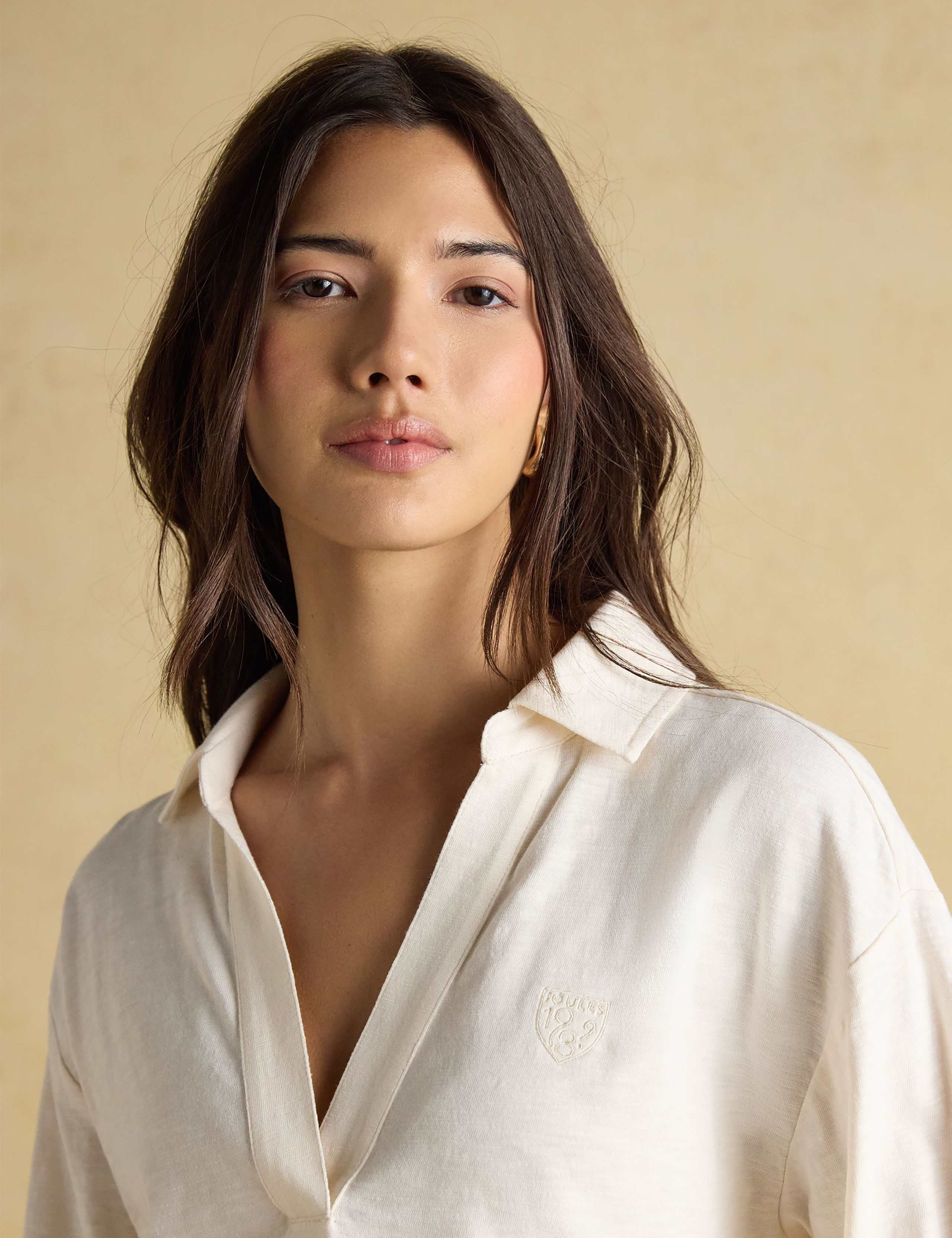 Pure Cotton Collared Long Sleeve Top 5 of 6