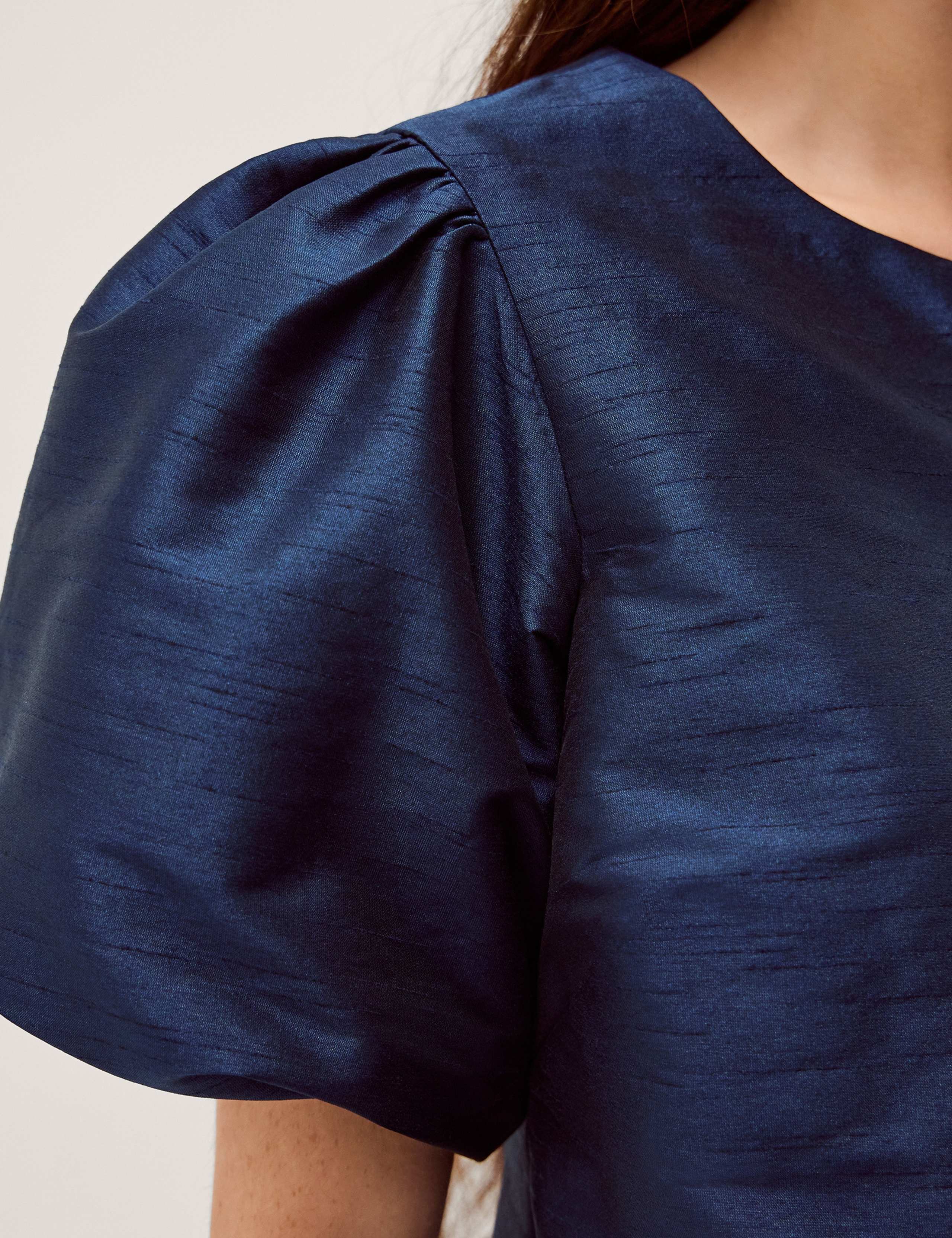 Bow Pocket Puff Sleeve Jacket 4 of 4