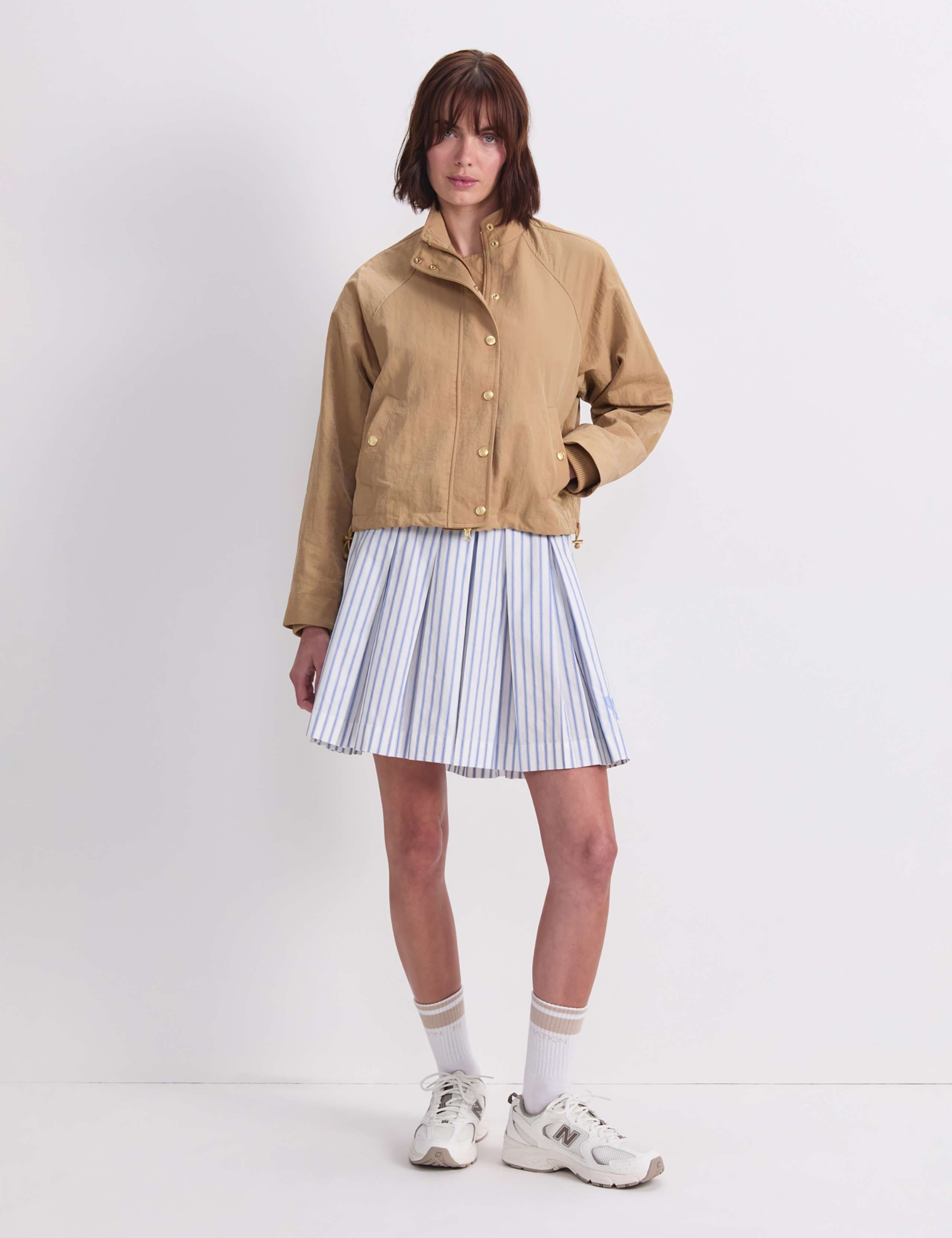 Lightweight Funnel Neck Windcheater Jacket 2 of 7