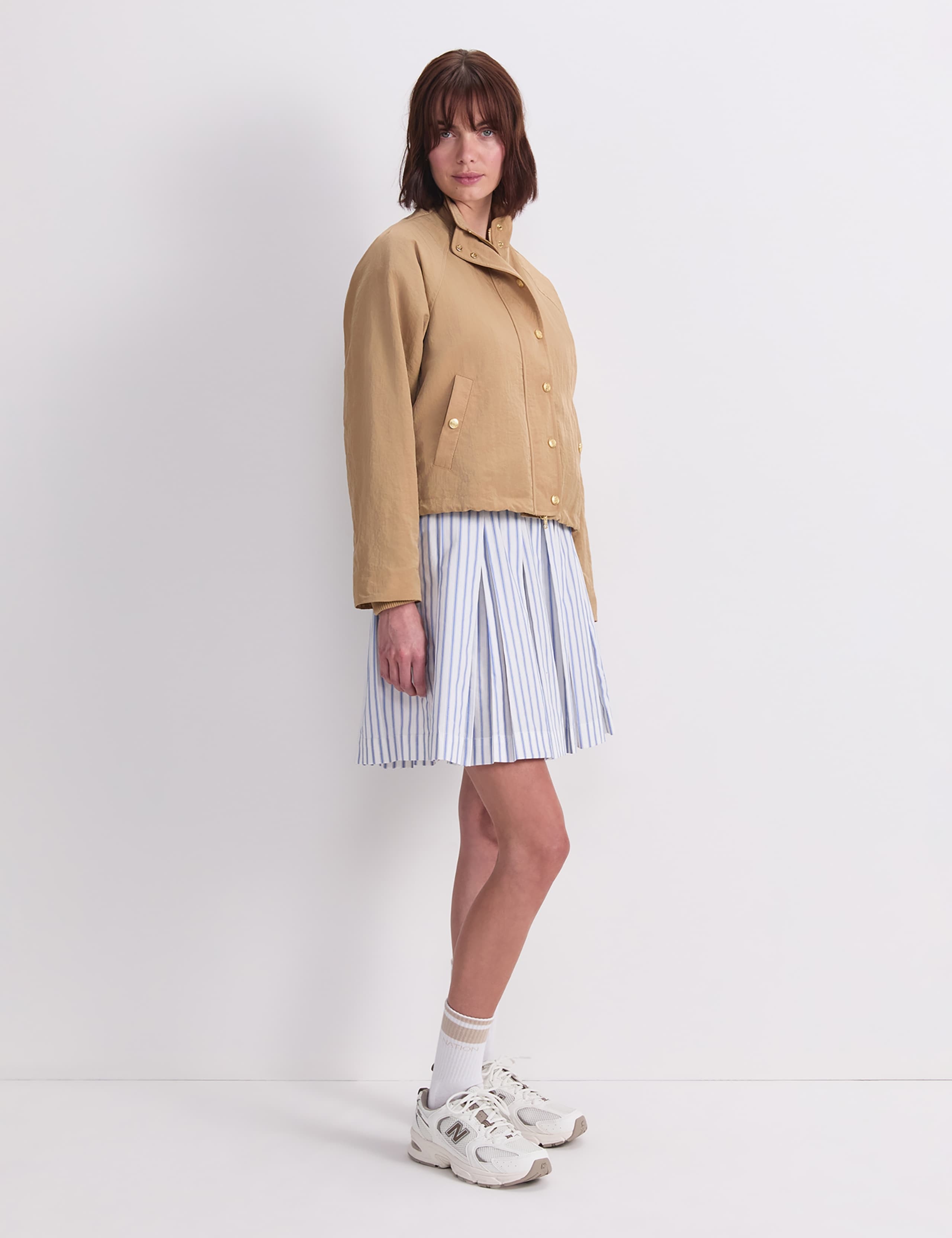 Lightweight Funnel Neck Windcheater Jacket 4 of 7