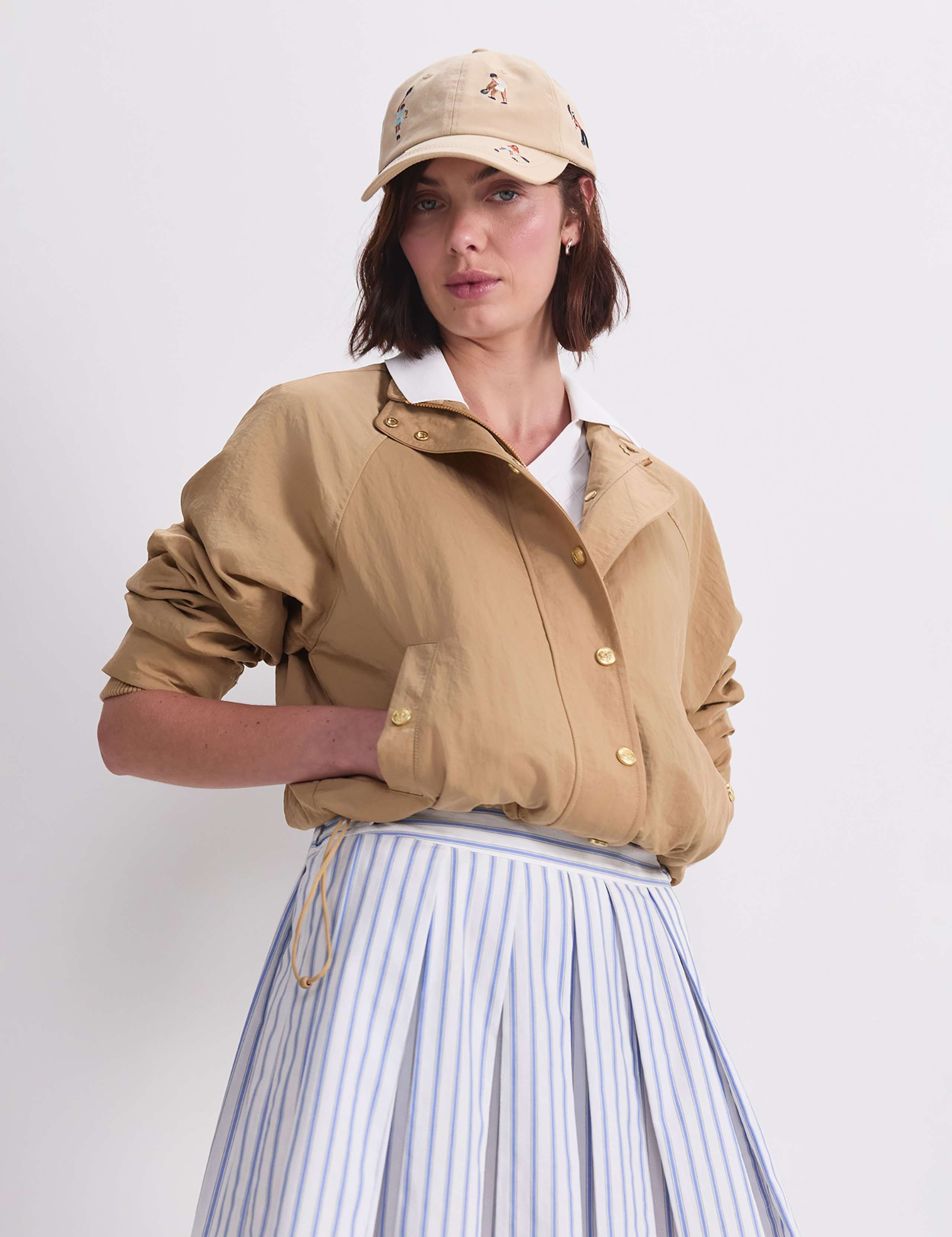 Lightweight Funnel Neck Windcheater Jacket 6 of 7