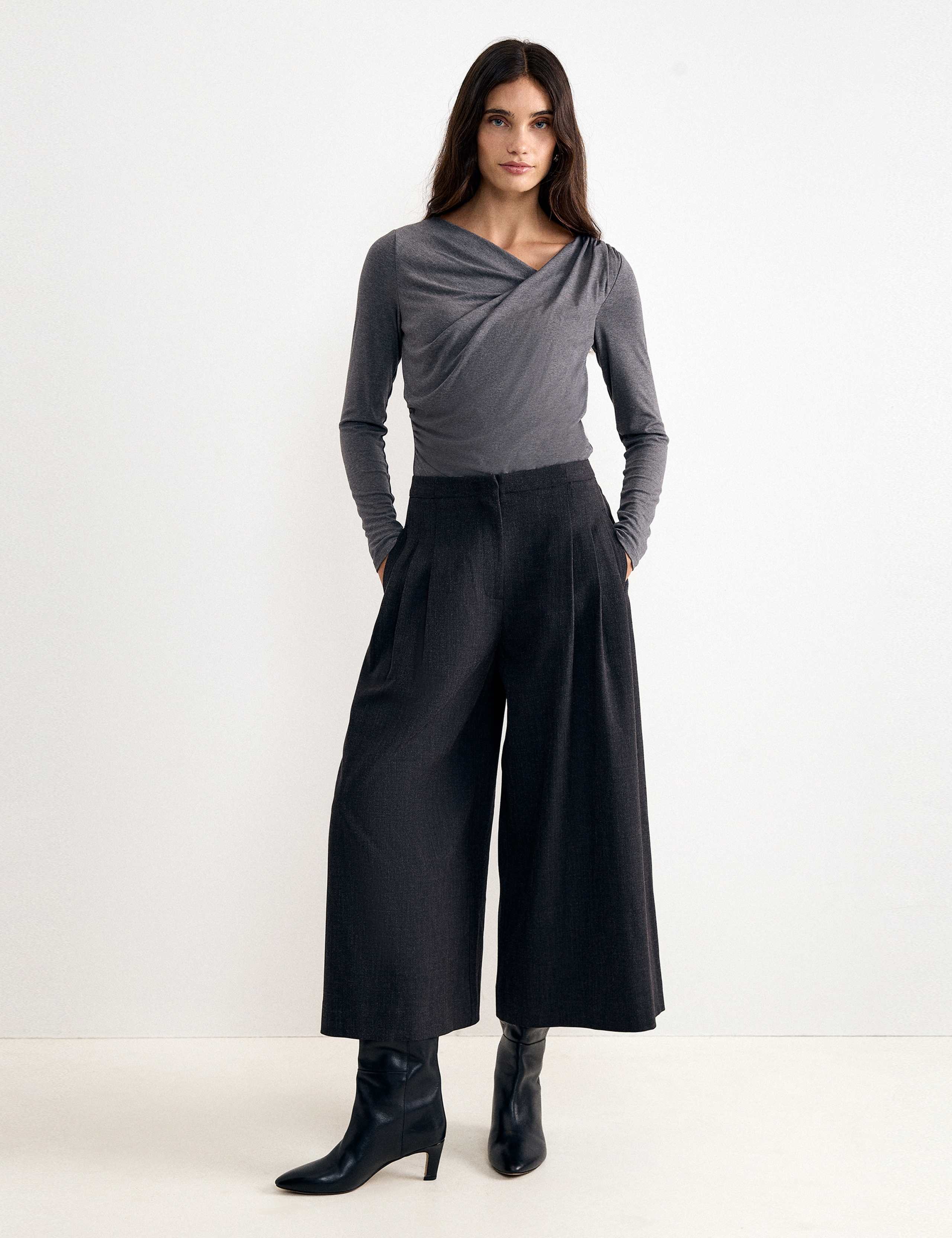 Ruched Cowl Neck Blouse 4 of 7