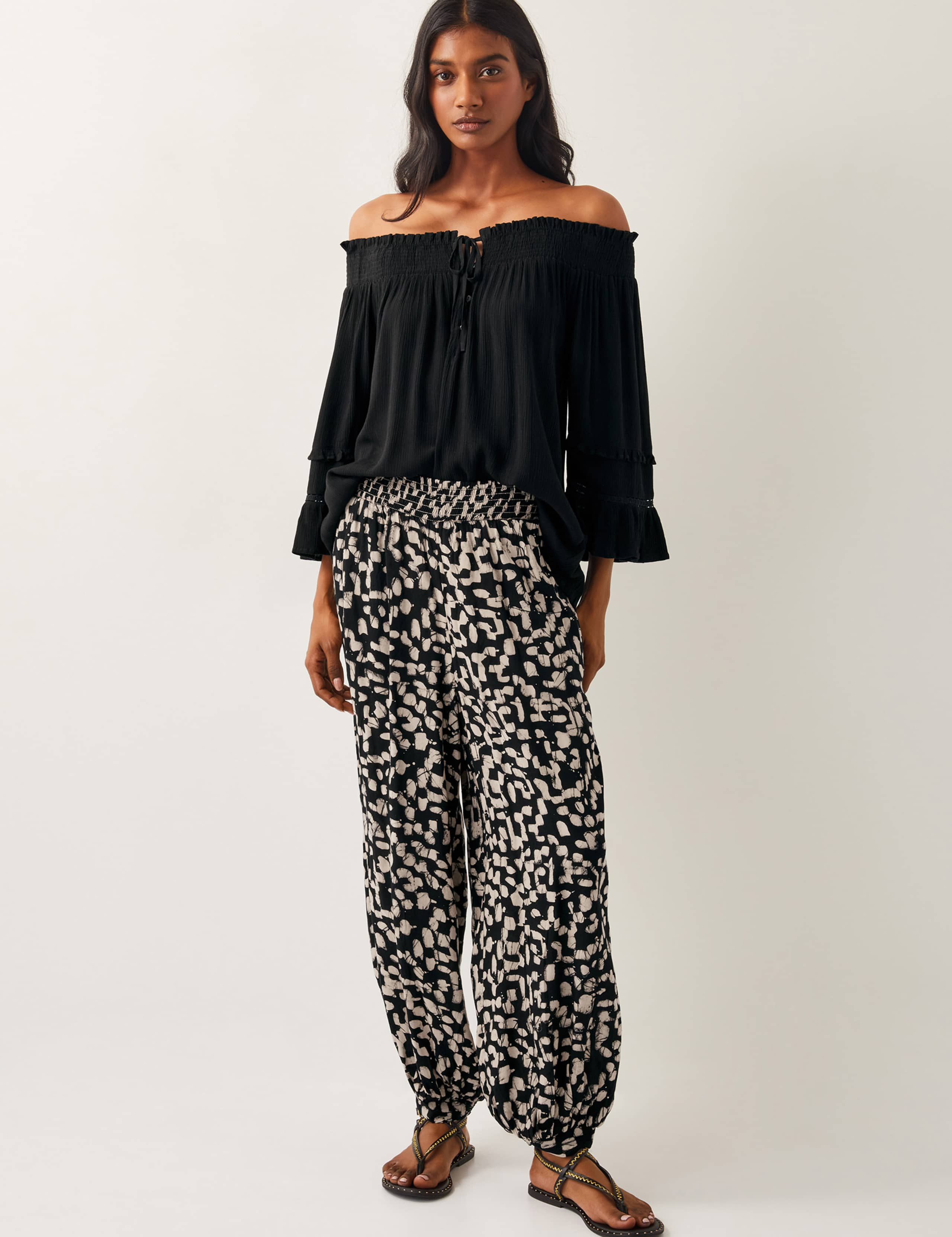 Smocked Off The Shoulder Top 3 of 4