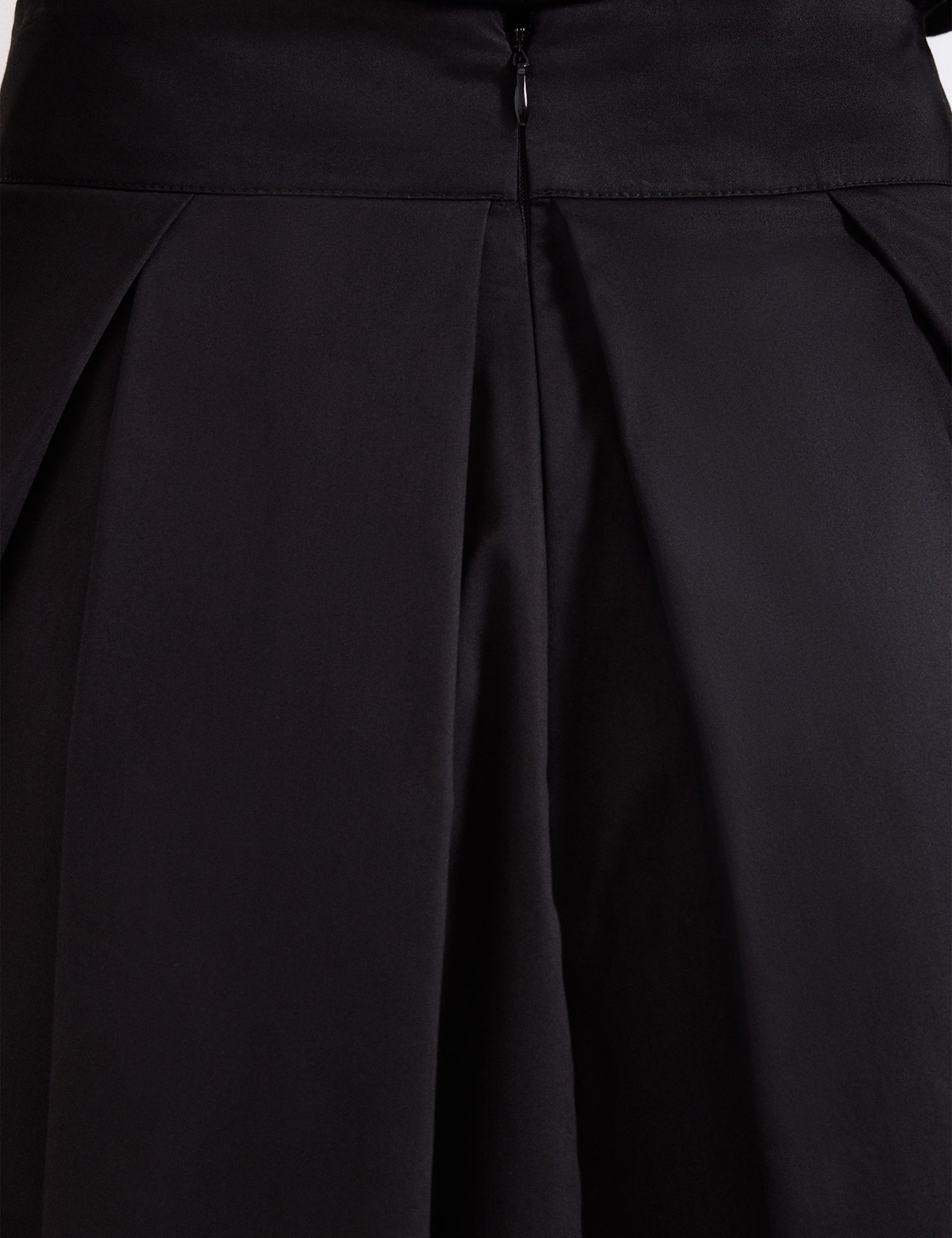 Cotton Rich Pleated Midi Skirt 6 of 6