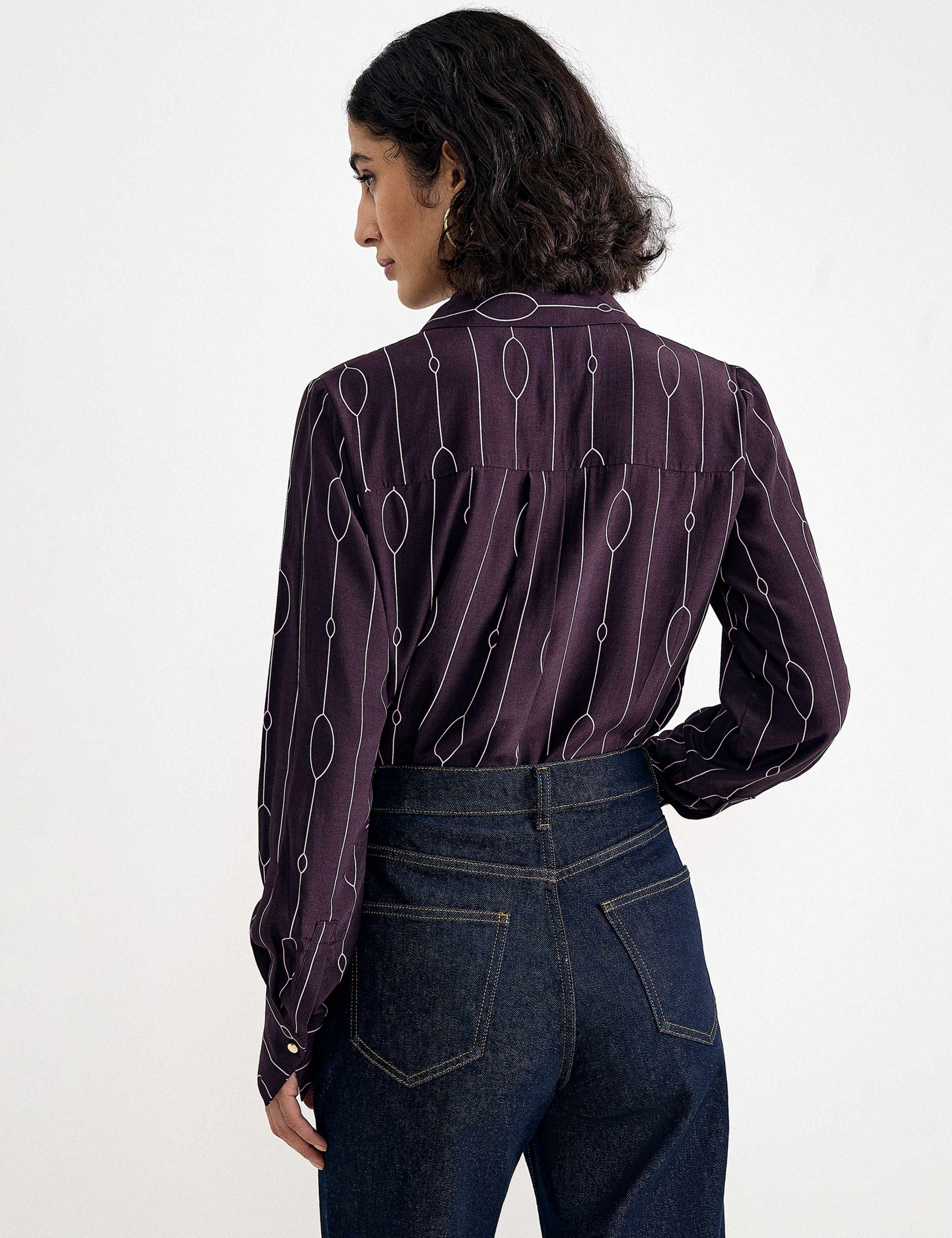 Printed Button Through Blouse 5 of 5