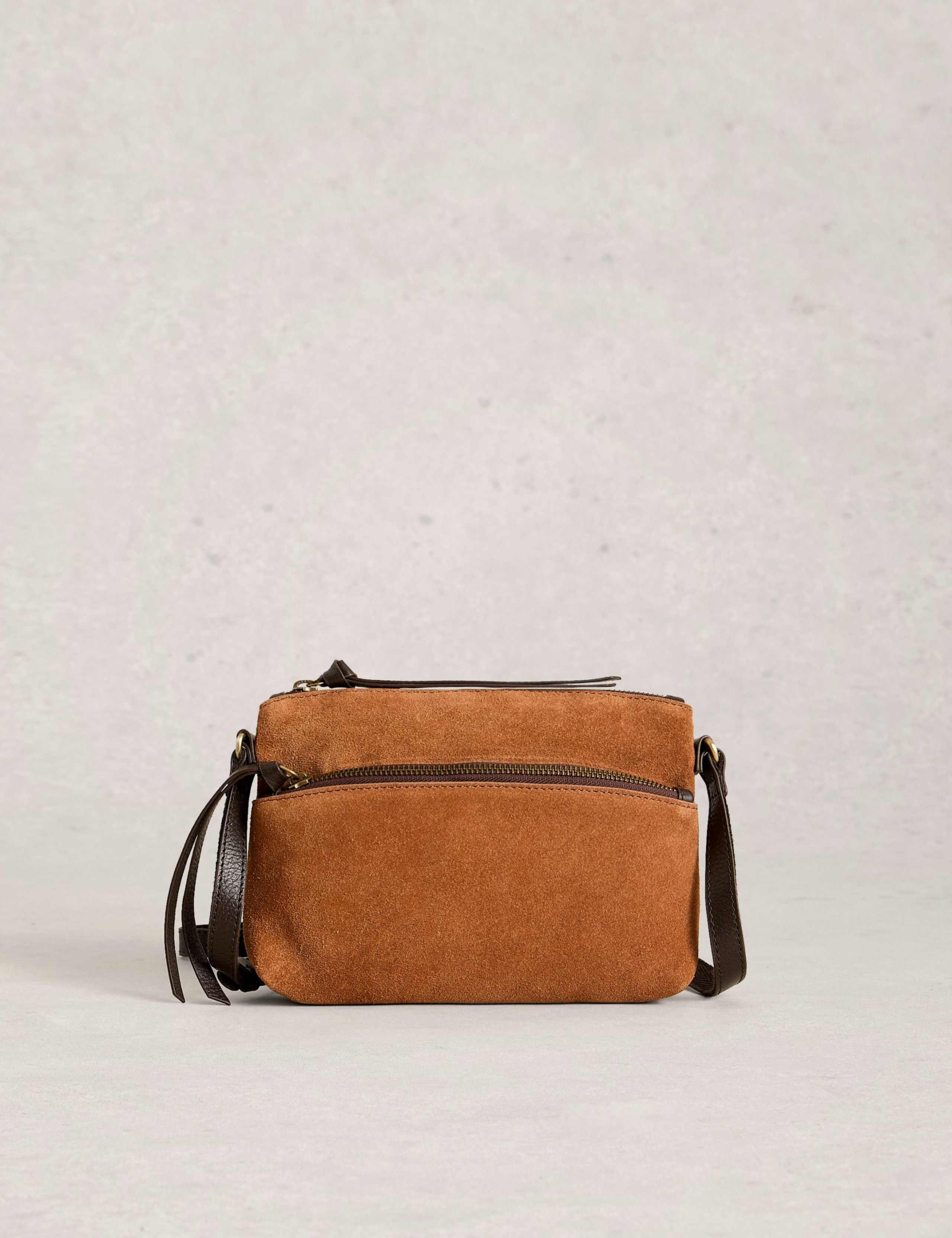 Suede Crossbody Bag 3 of 4