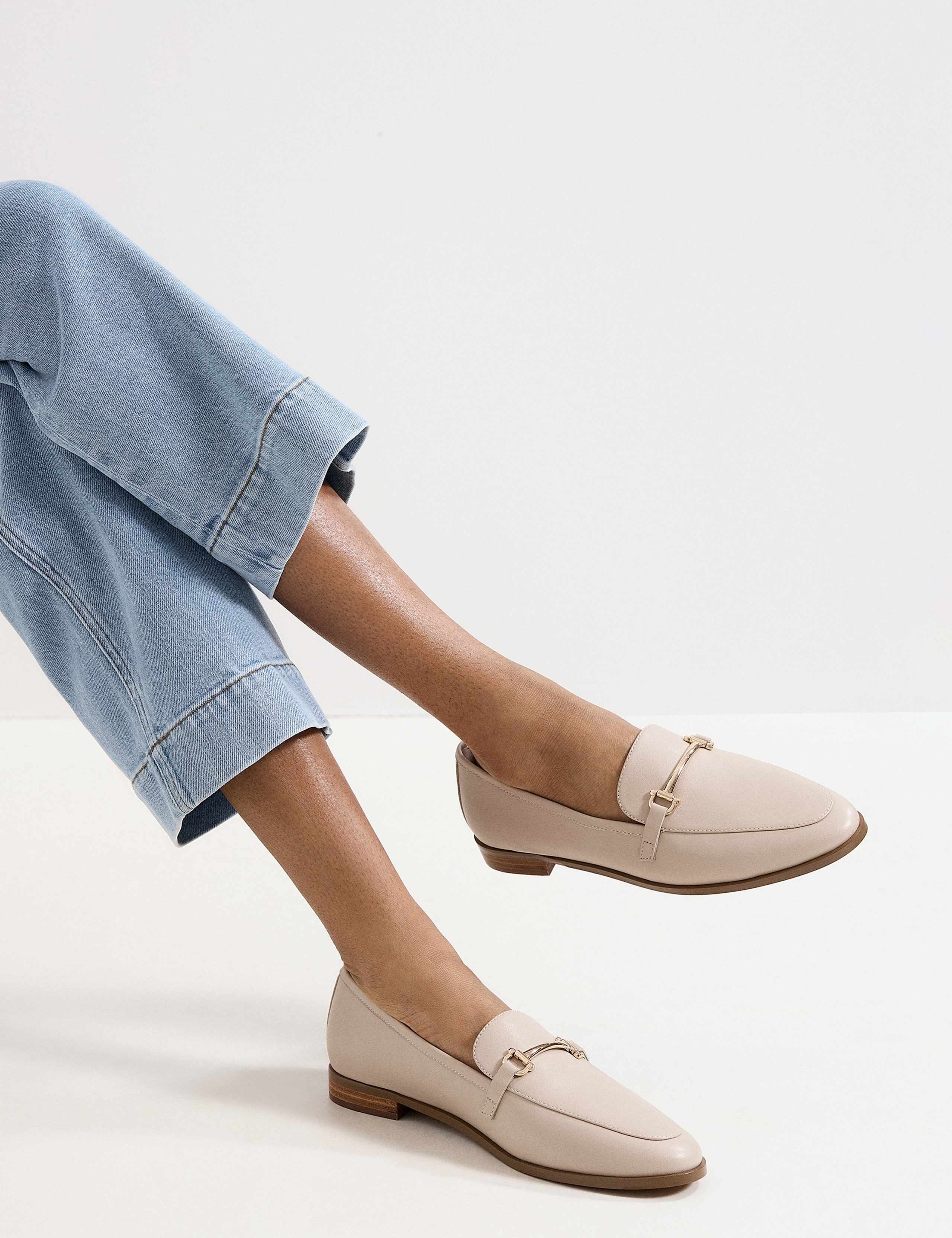 Leather Bar Flat Loafers 6 of 7