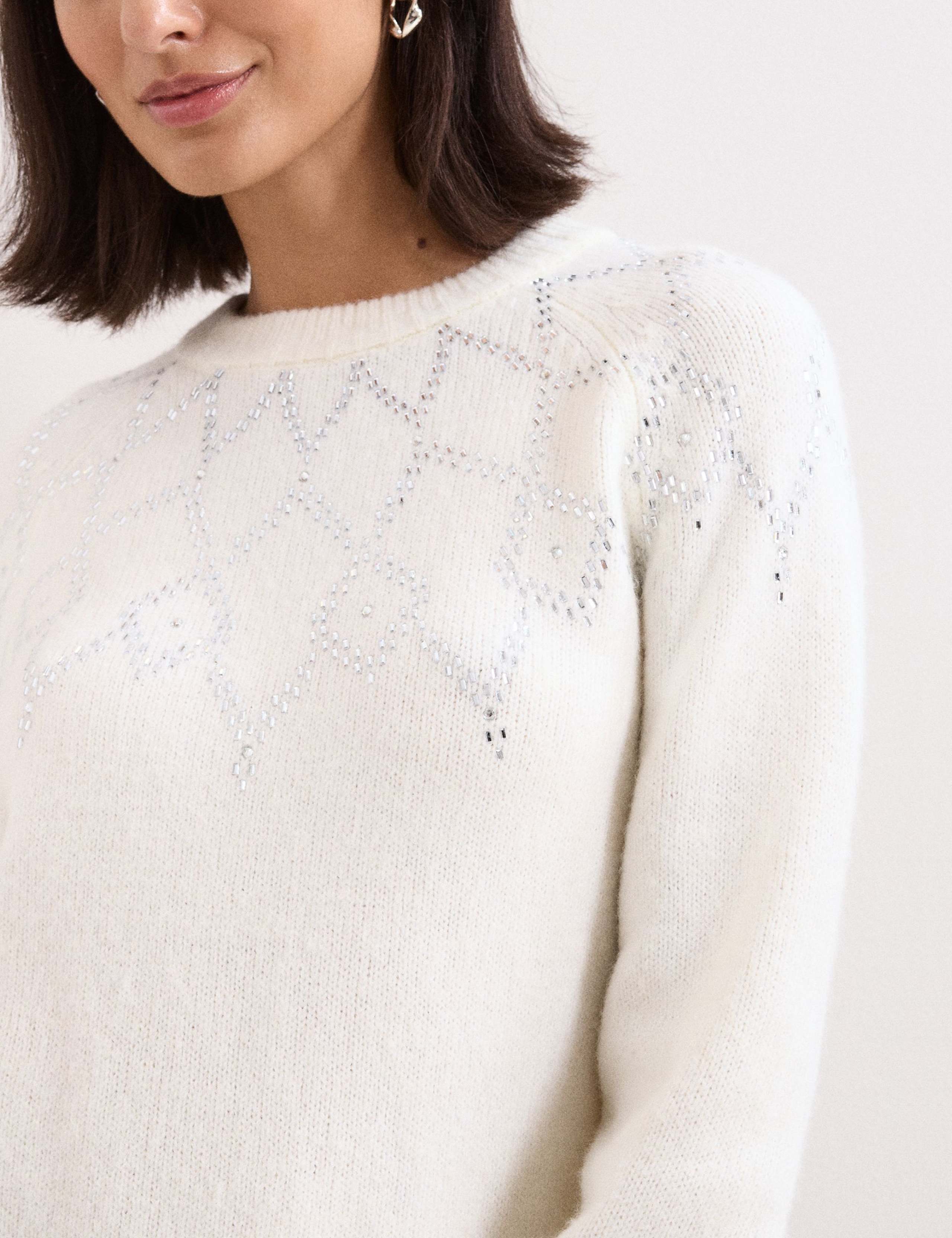 Embellished Crew Neck Jumper 5 of 6