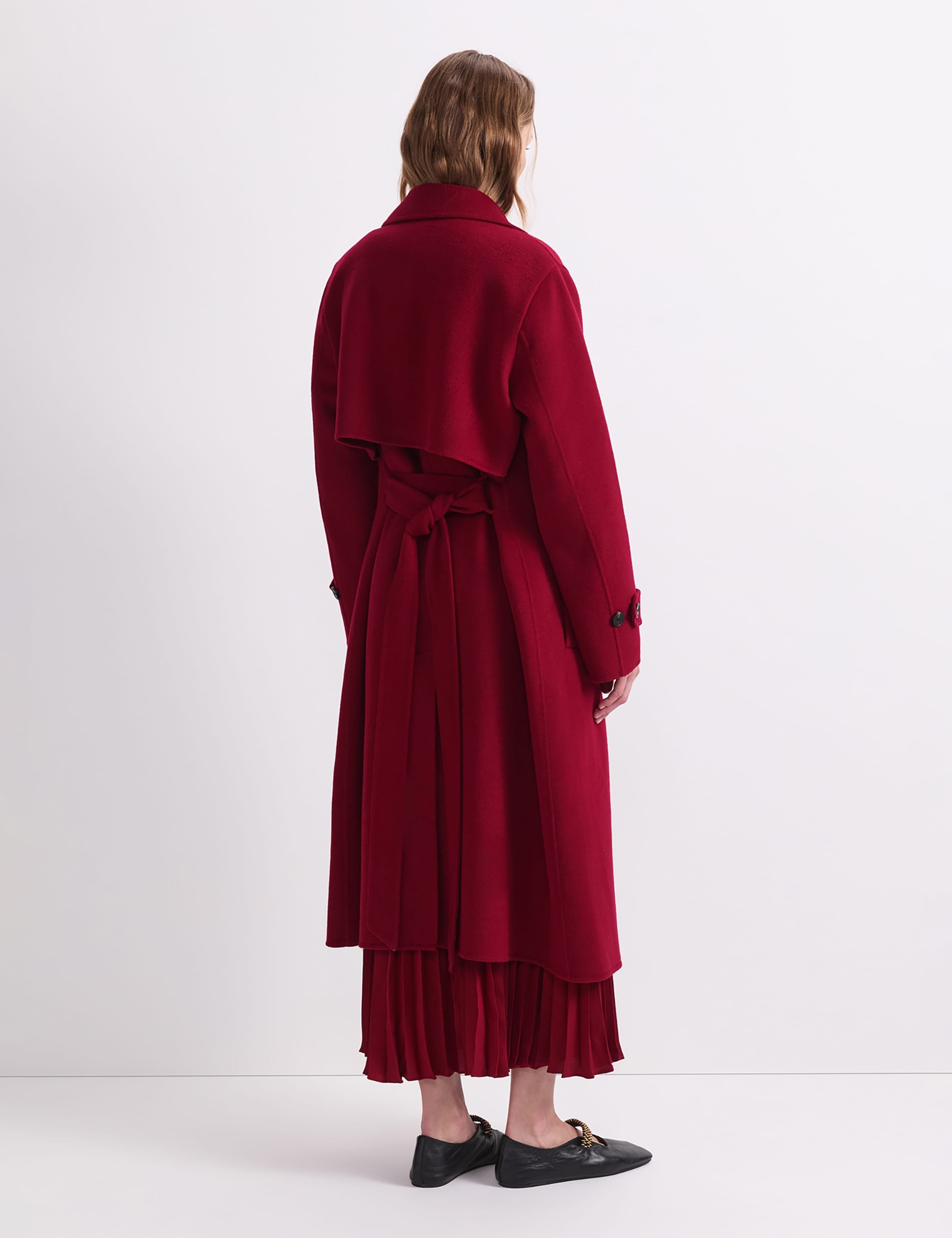 Wool Rich Relaxed Longline Coat 2 of 7