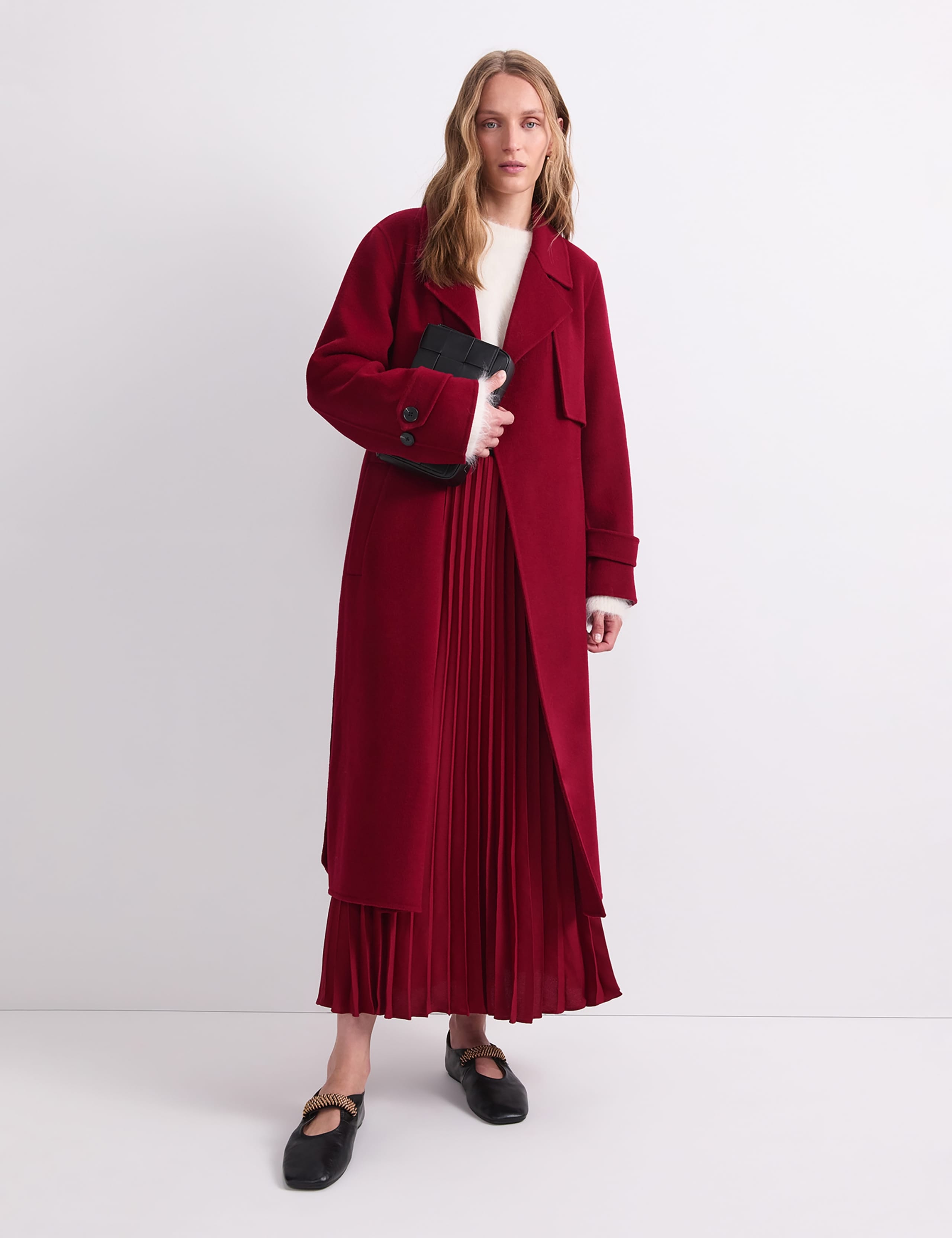 Wool Rich Relaxed Longline Coat 3 of 7