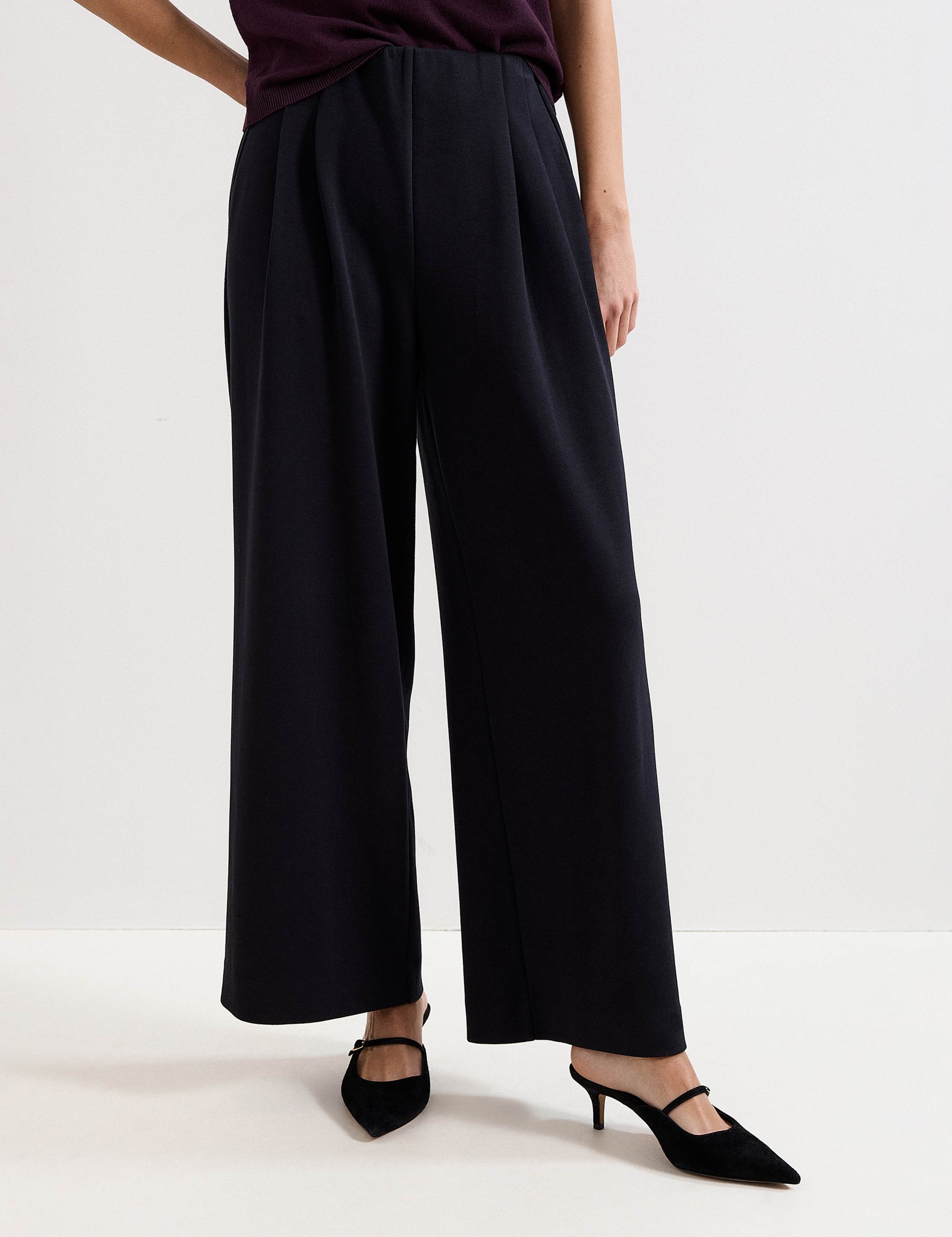 Ponte Wide Leg Trousers 3 of 6