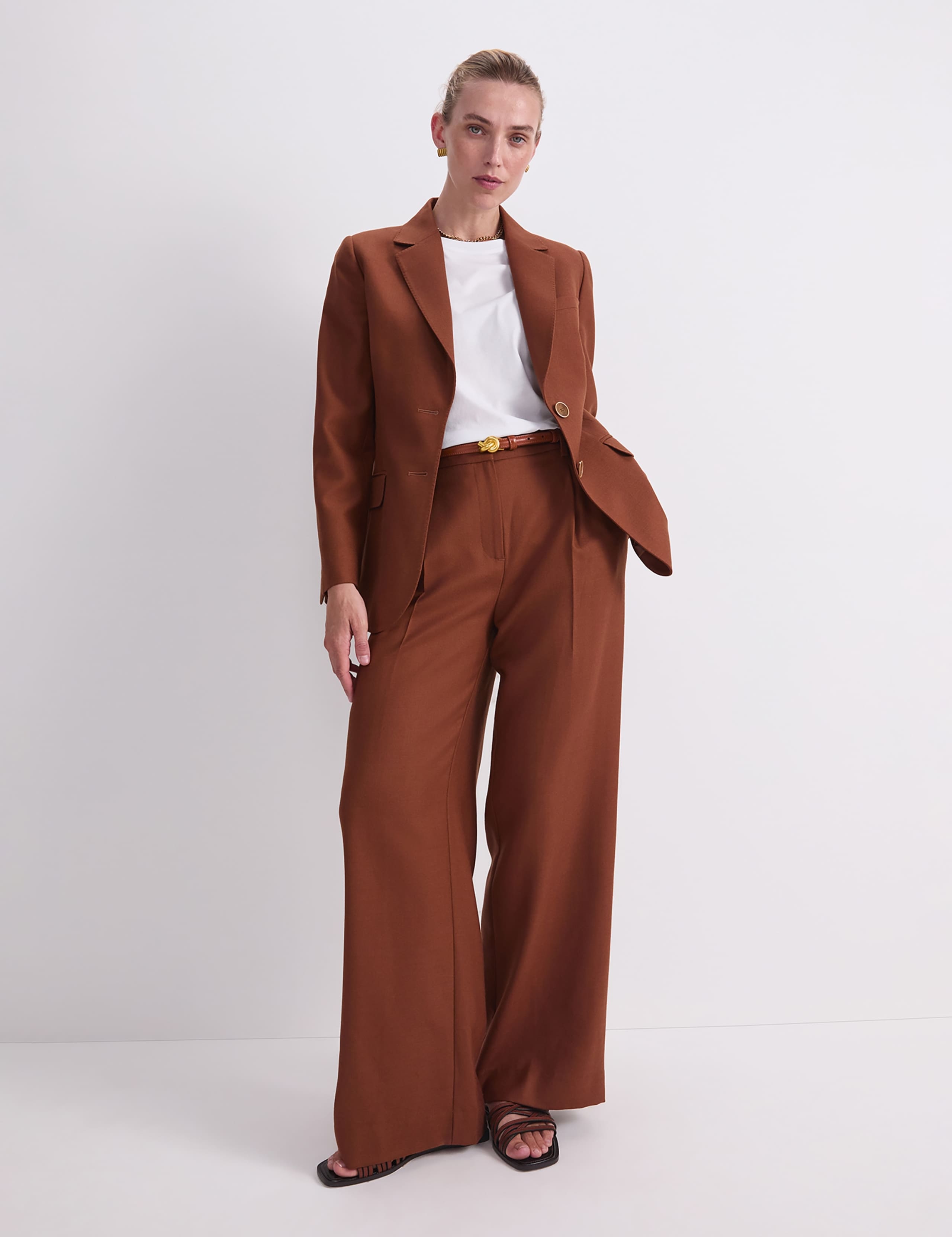 Wool Rich Tailored Blazer 2 of 6