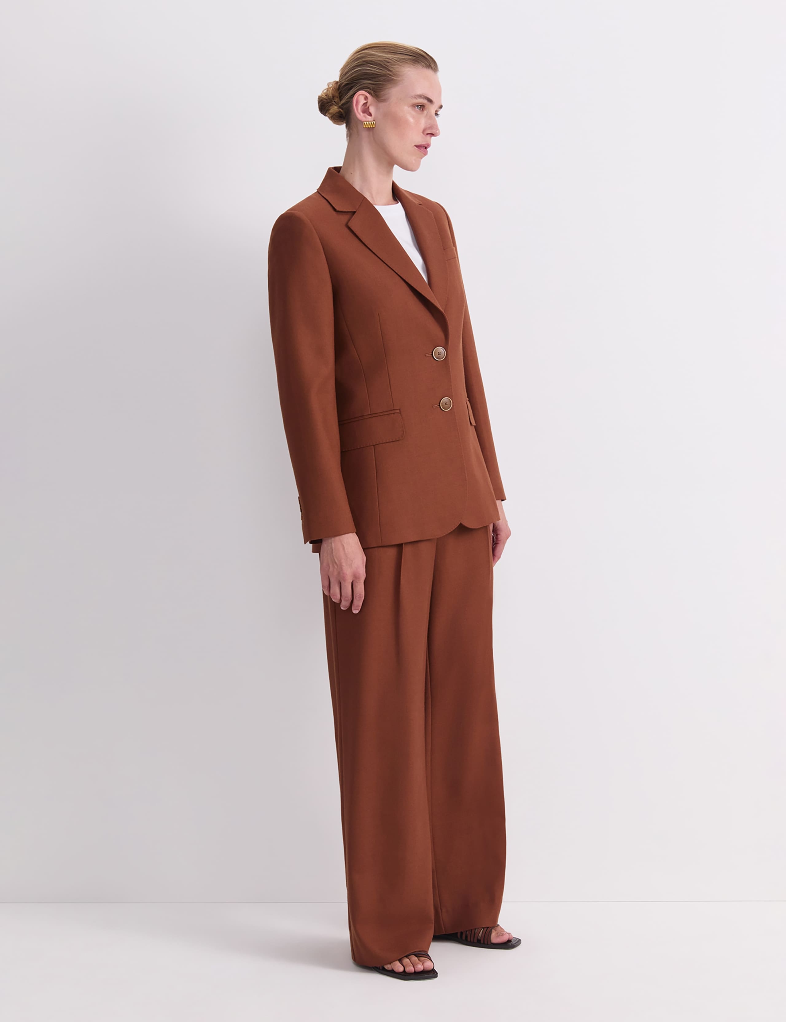 Wool Rich Tailored Blazer 3 of 6