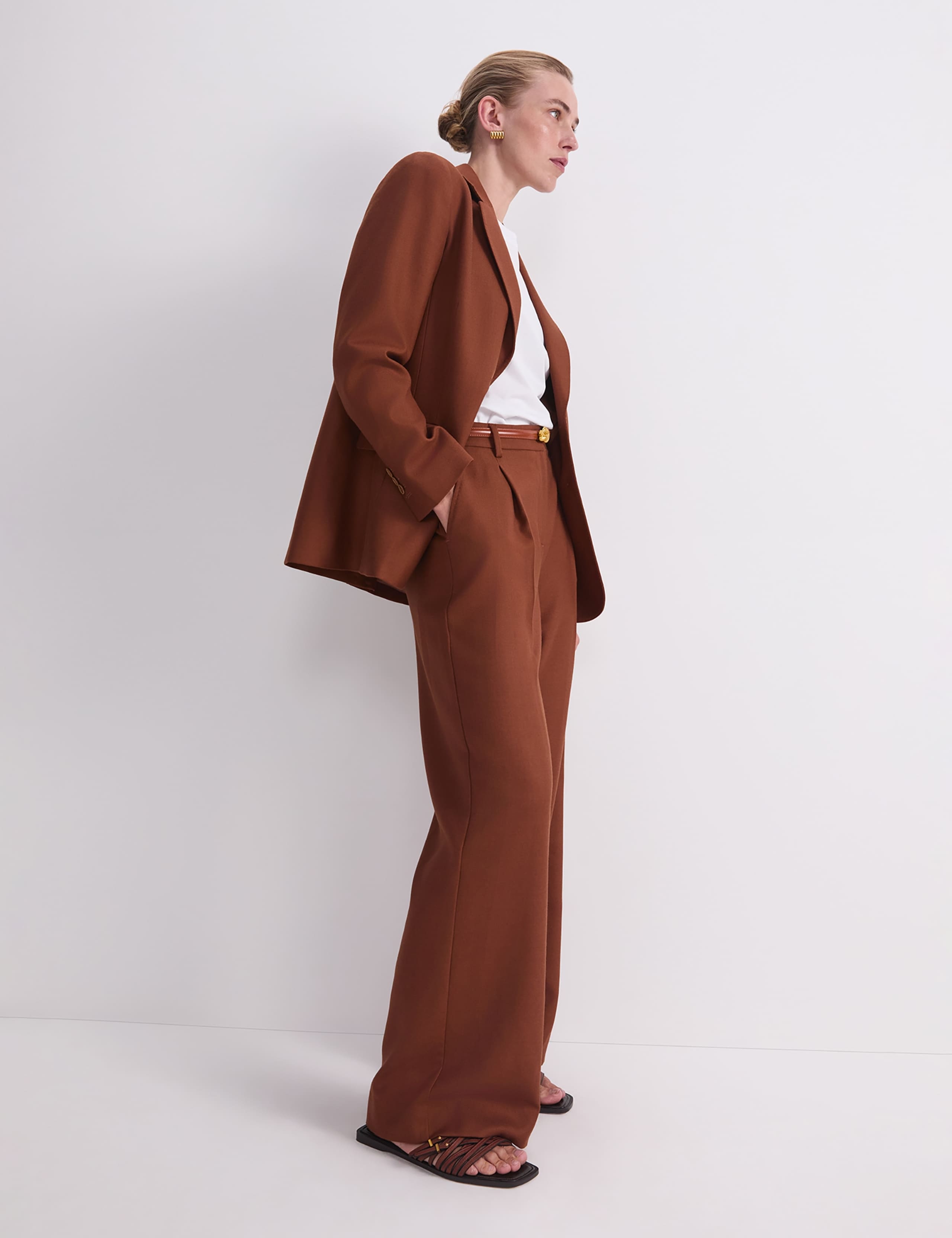 Wool Rich Tailored Blazer 4 of 6