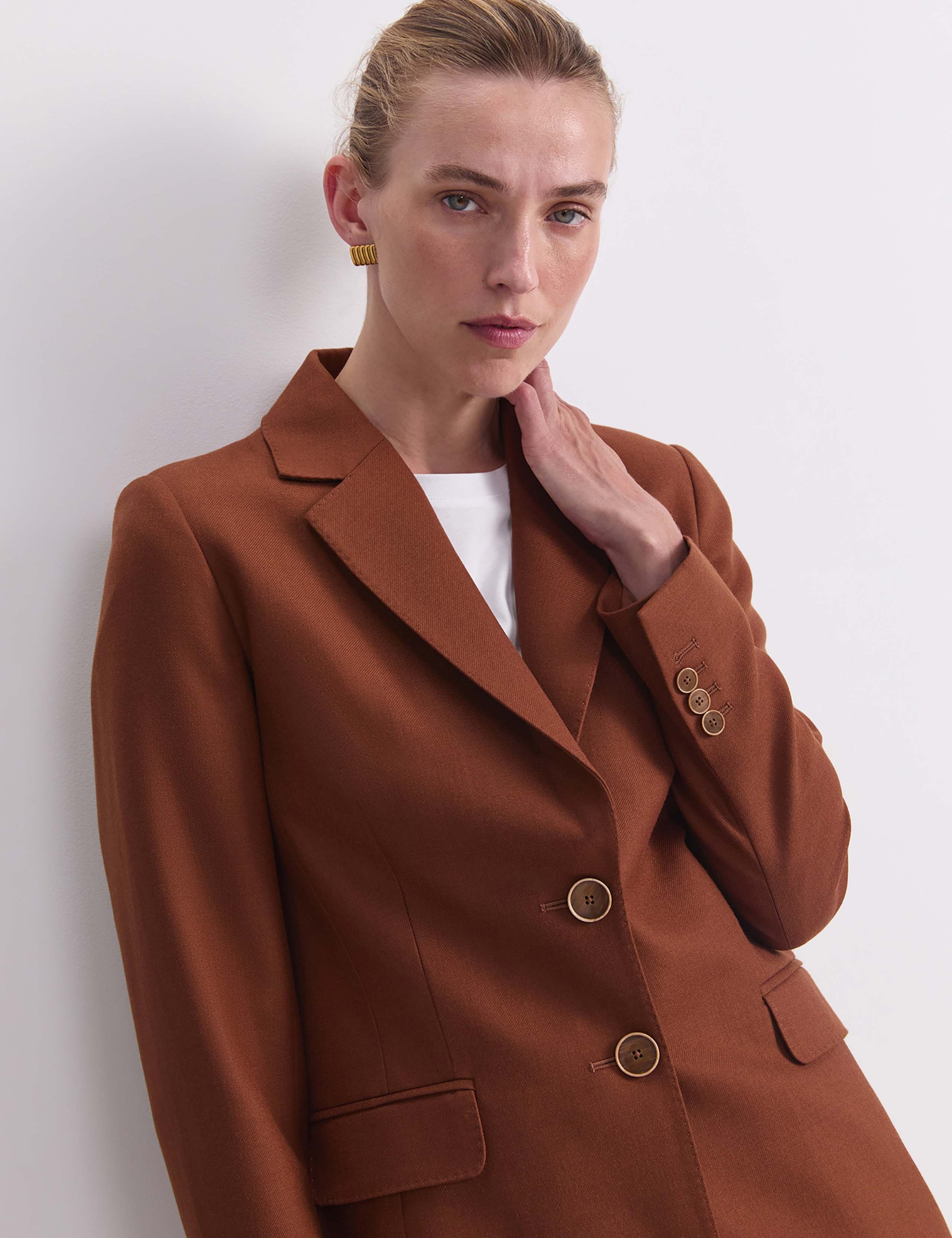 Wool Rich Tailored Blazer 5 of 6