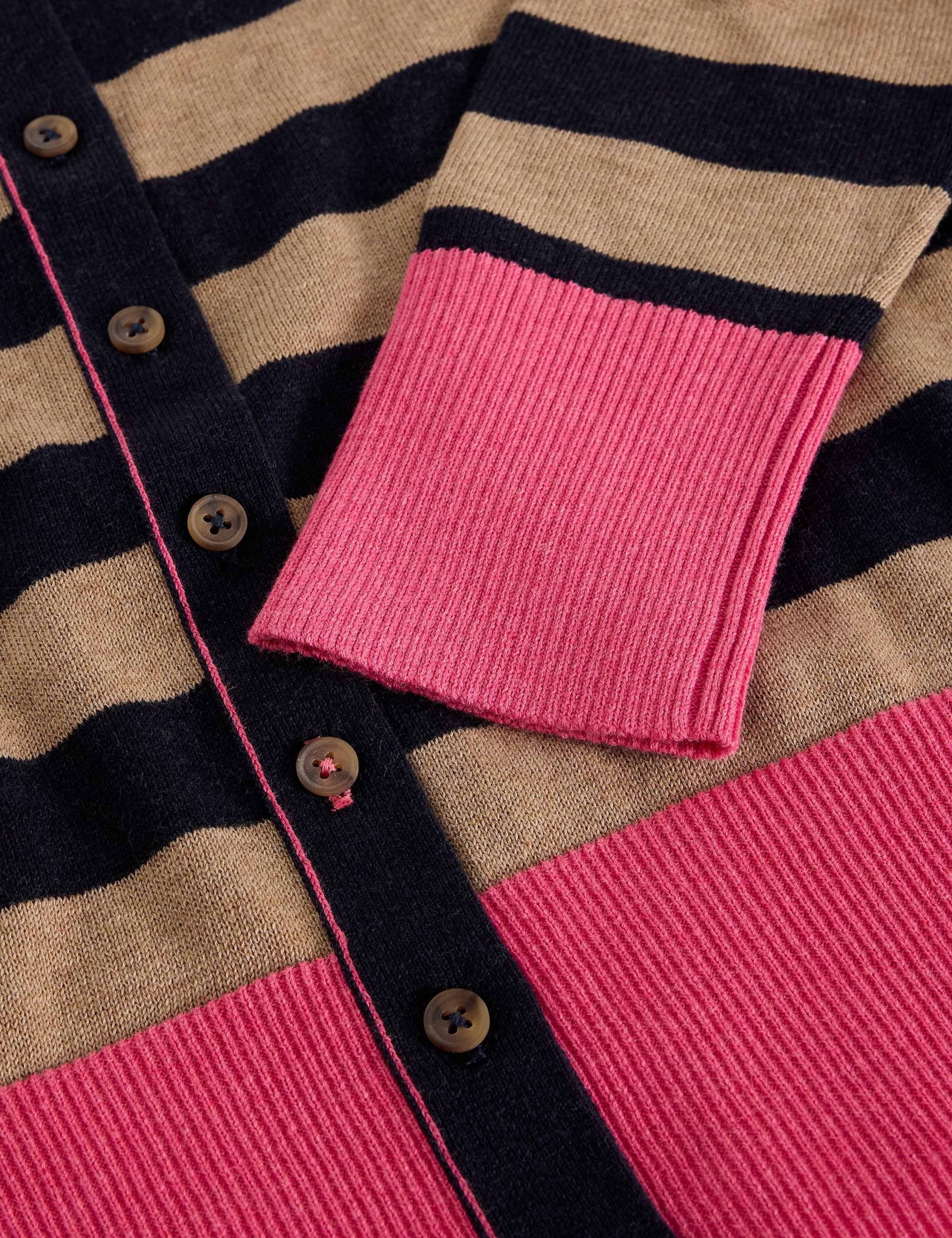 Pure Cotton Striped Cardigan 6 of 6
