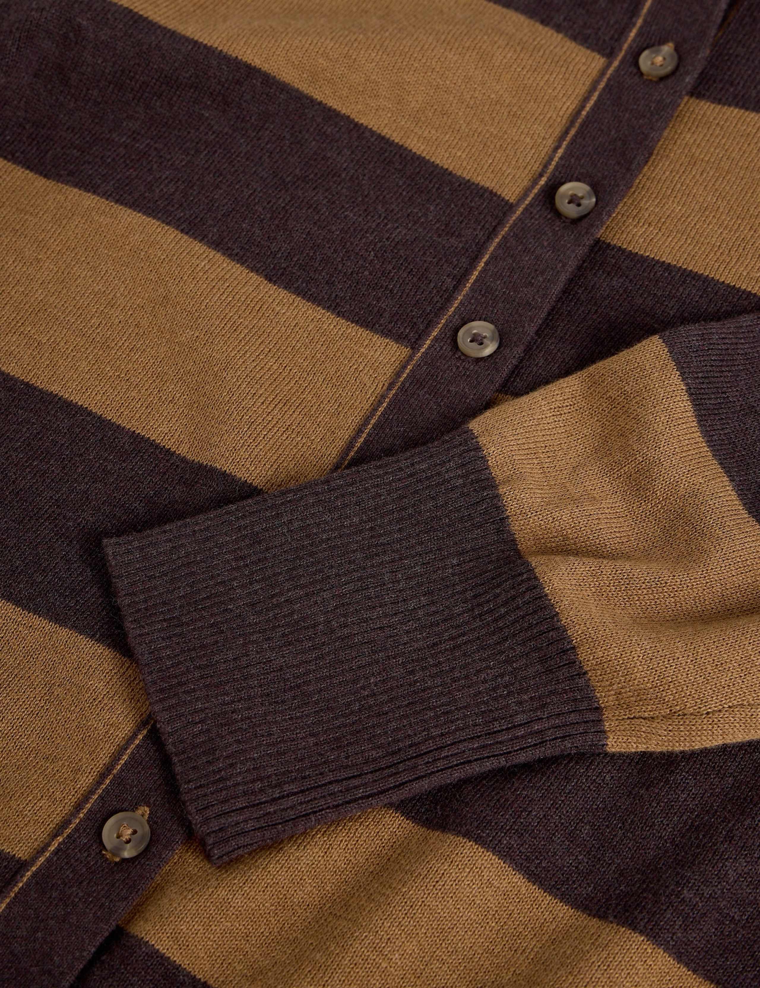 Pure Cotton Striped Cardigan 6 of 6