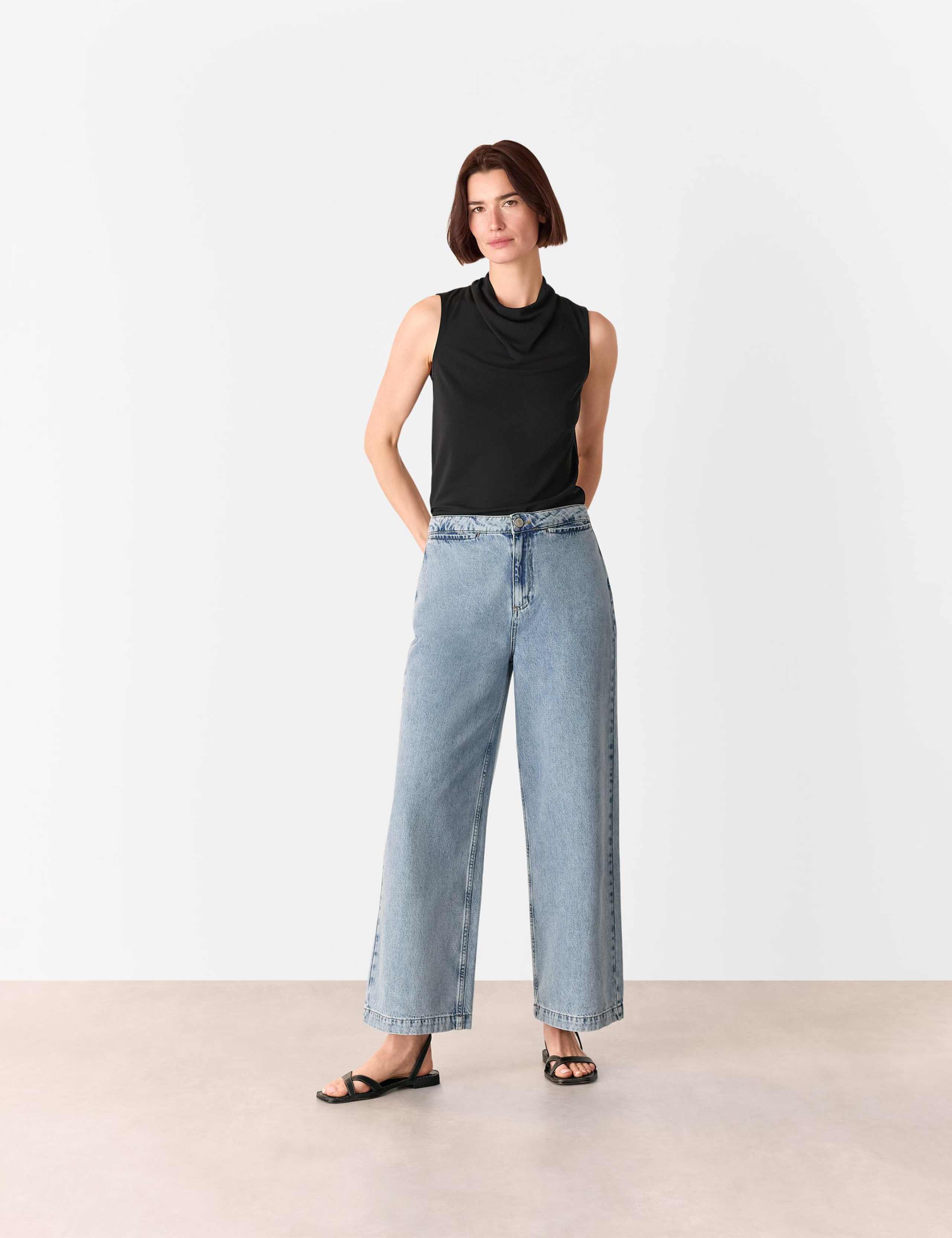 Cowl Neck Keyhole Top 1 of 4