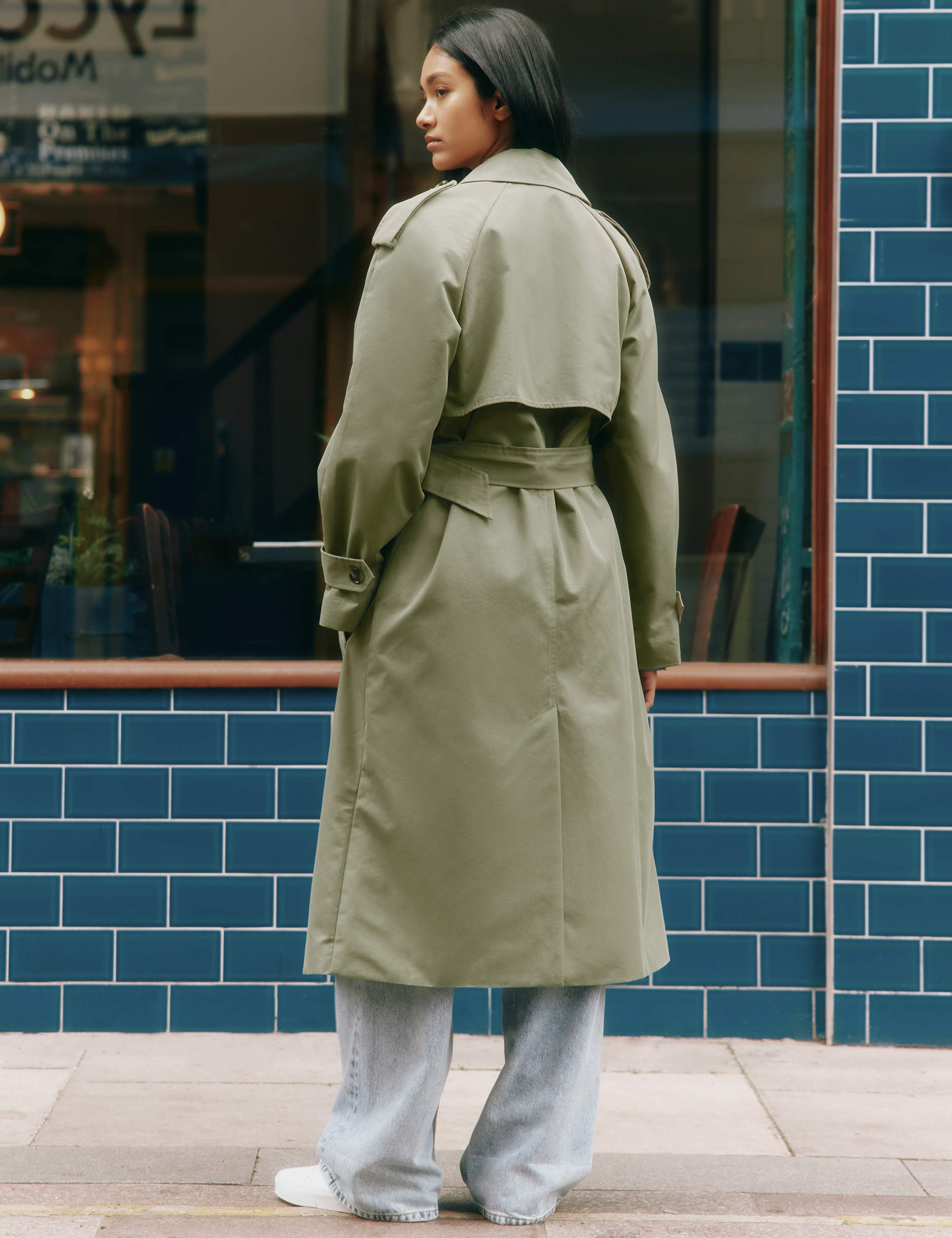 Cotton Rich Belted Longline Trench Coat 3 of 6