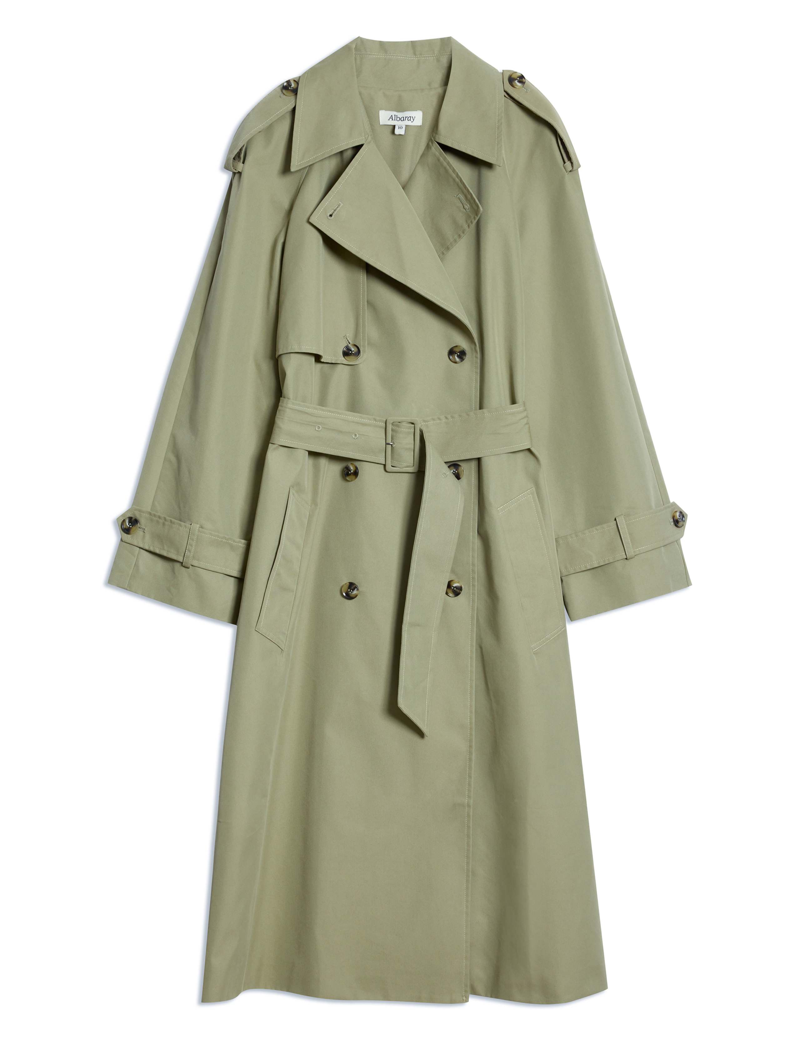 Cotton Rich Belted Longline Trench Coat 2 of 6