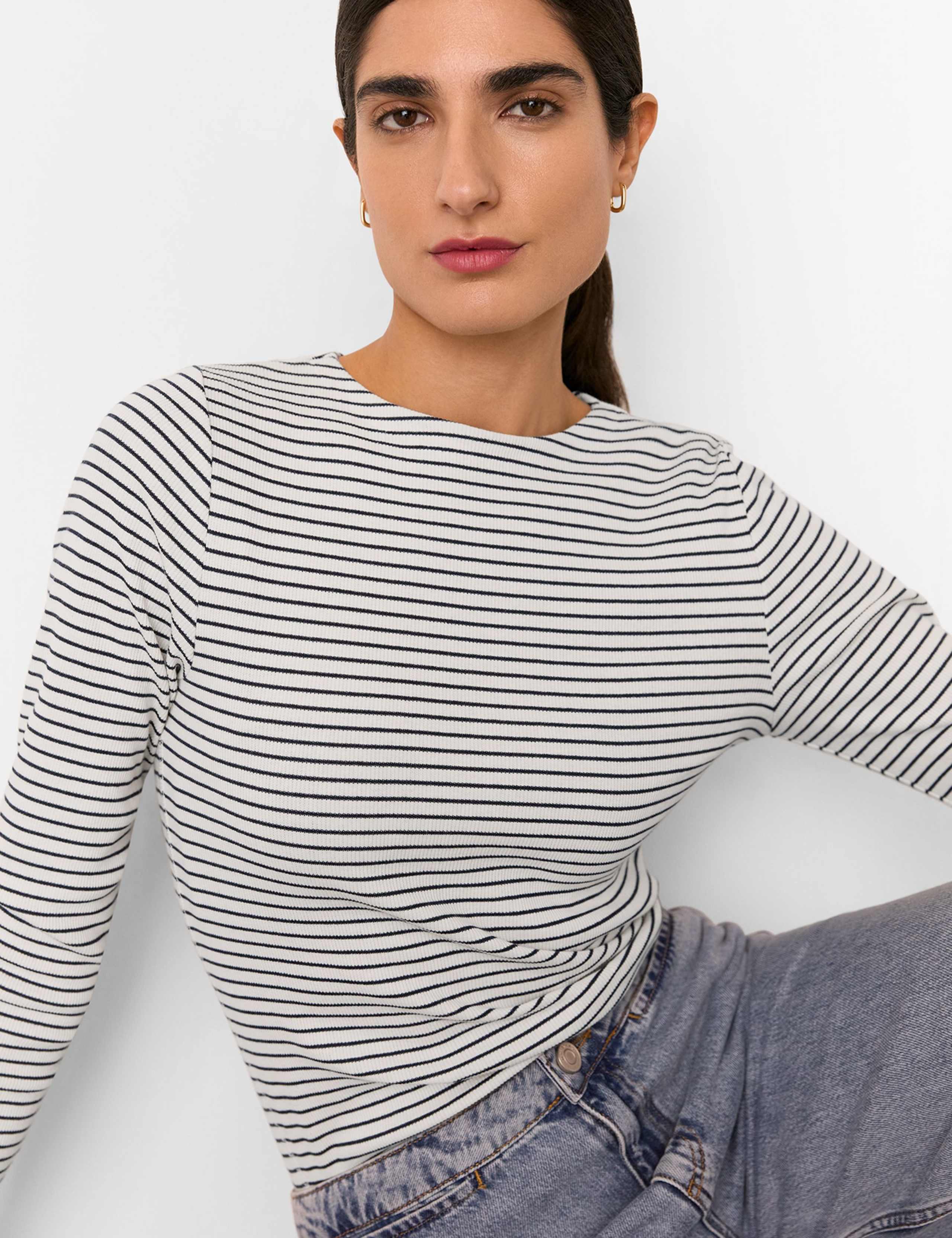 Cotton Rich Striped Top 3 of 4