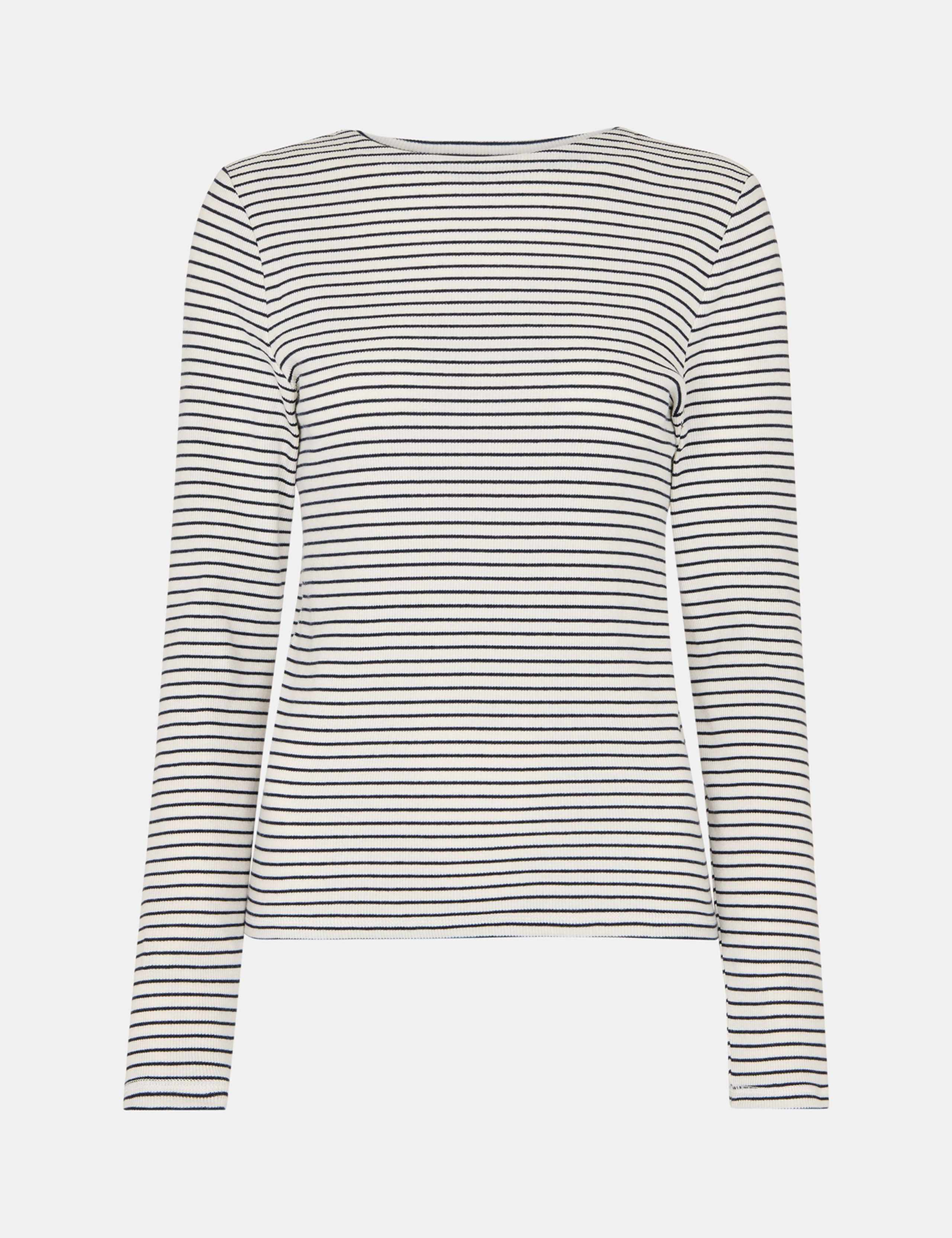 Cotton Rich Striped Top 2 of 4