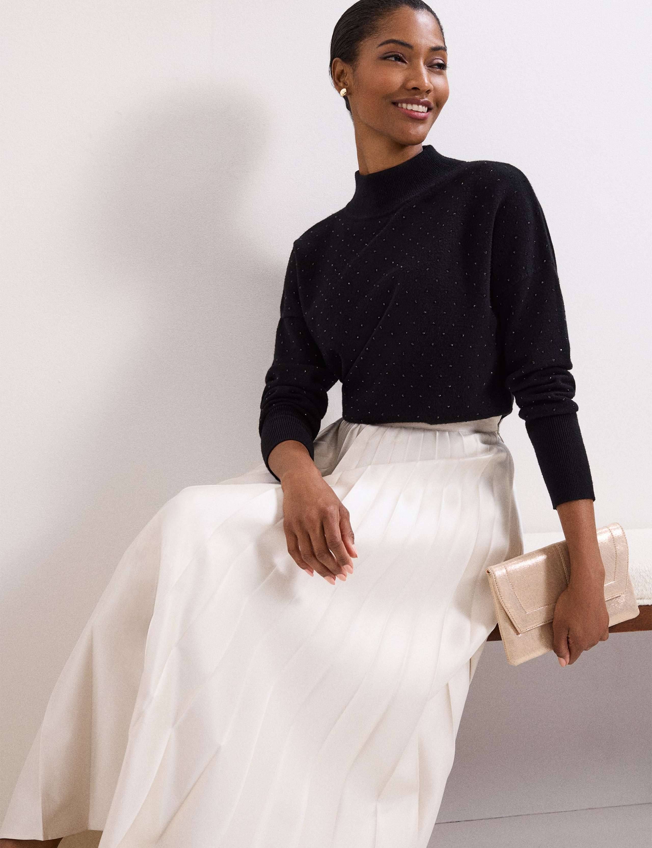 Embellished High Neck Jumper 5 of 8