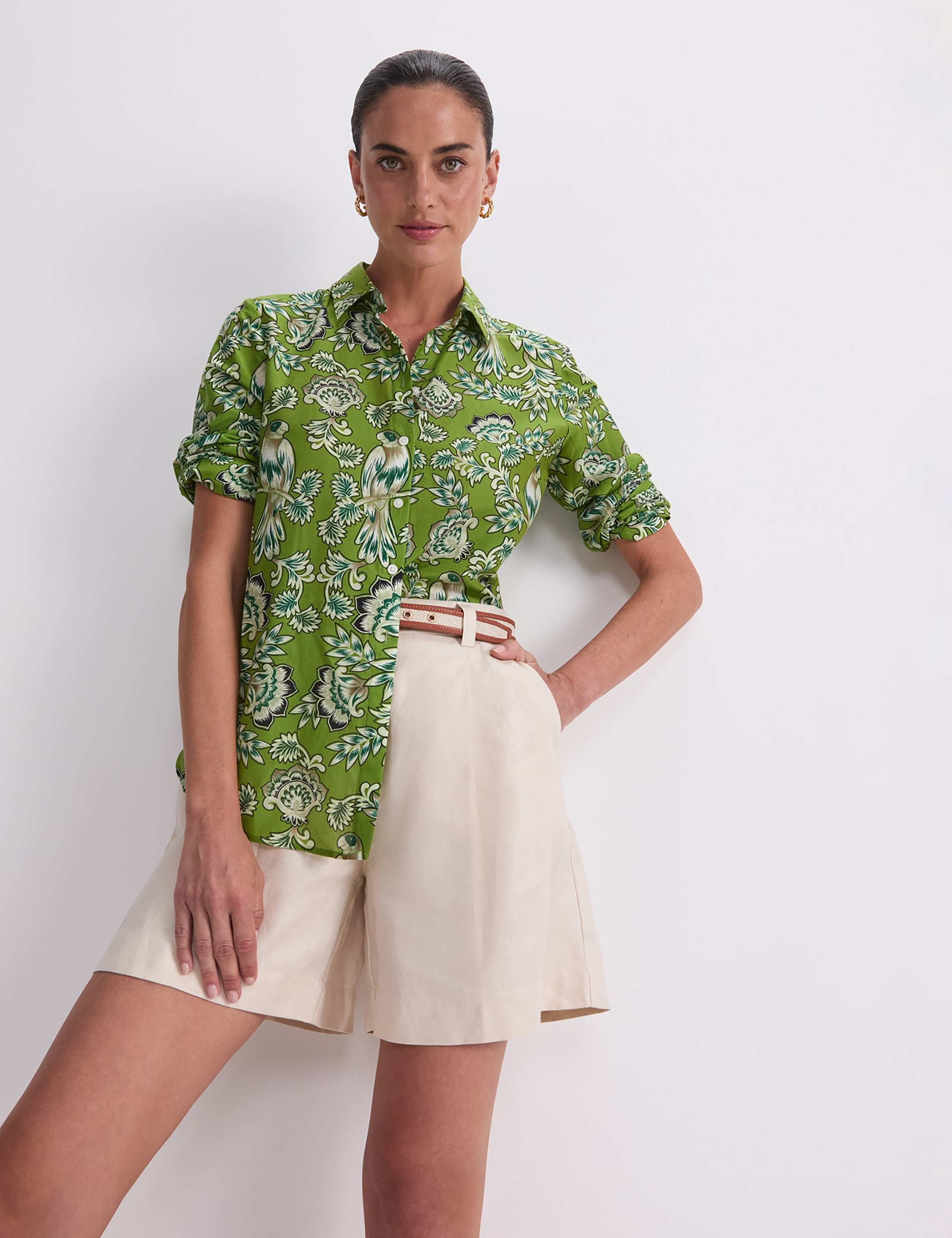 Floral Shirt with Silk 3 of 7