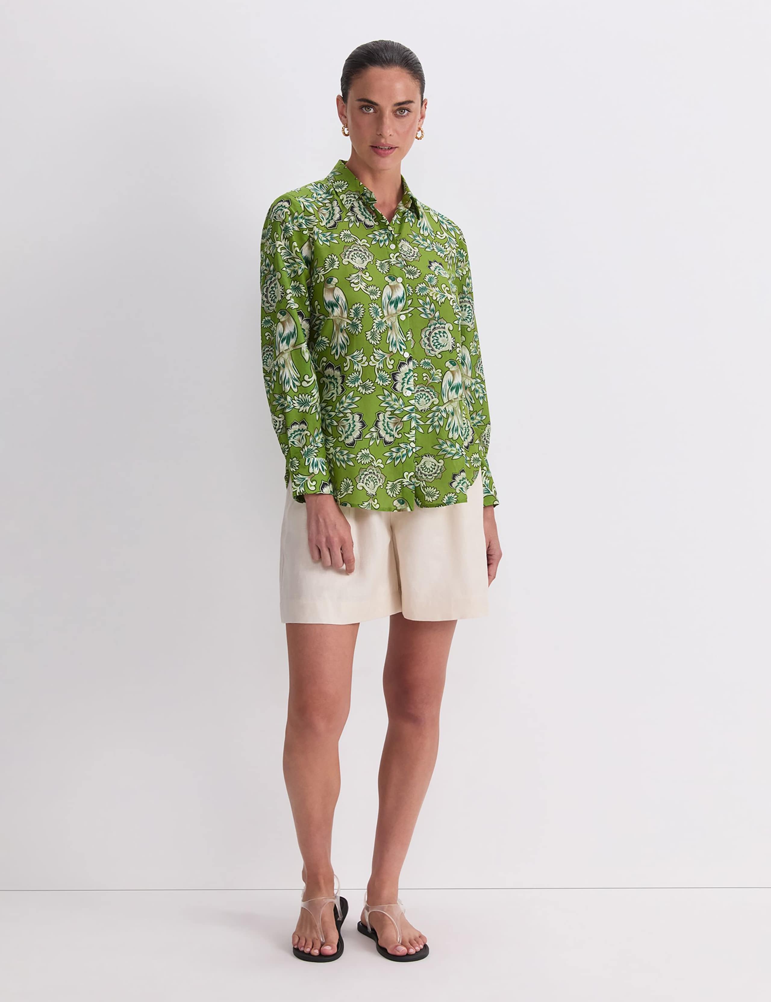 Floral Shirt with Silk 4 of 7
