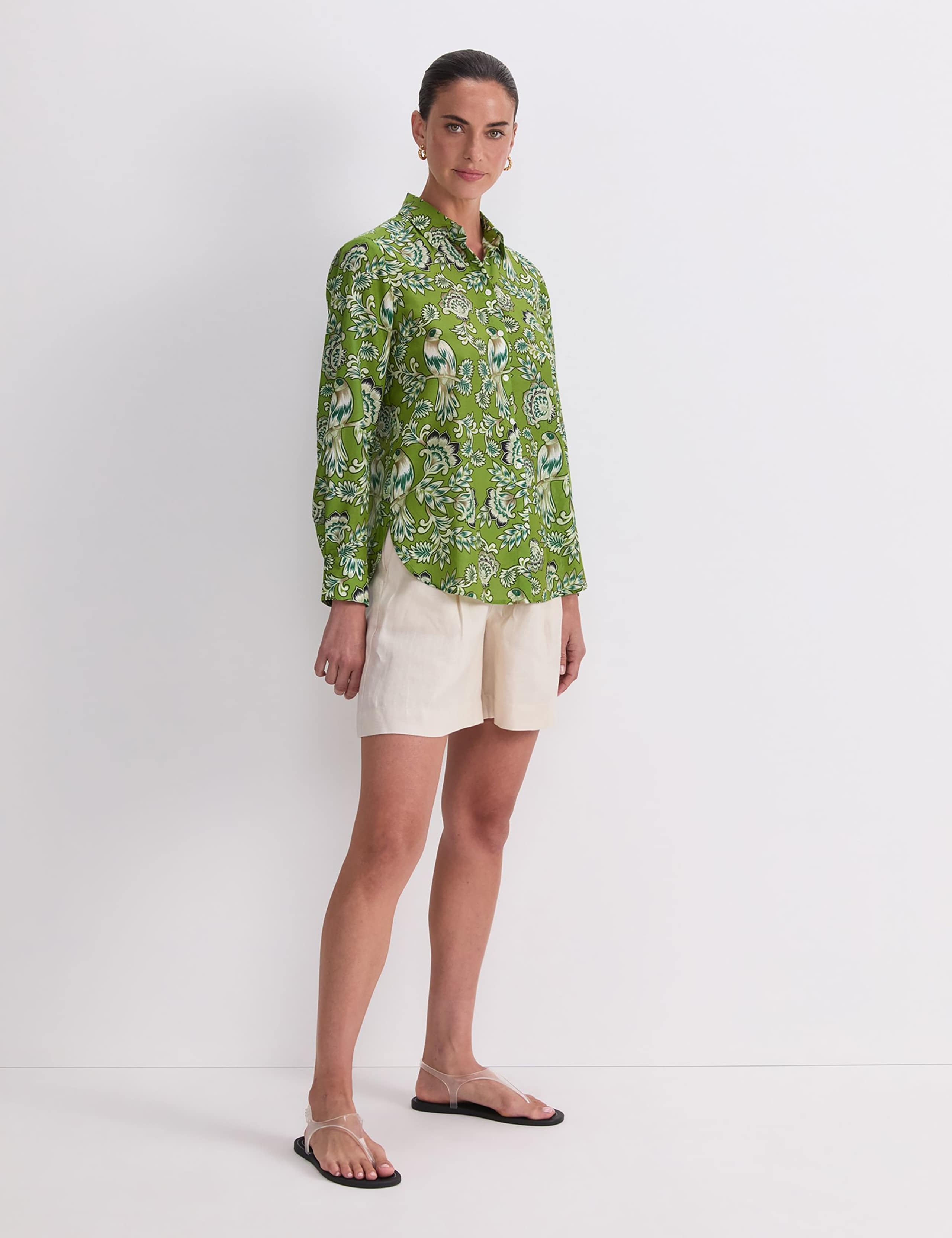 Floral Shirt with Silk 7 of 7