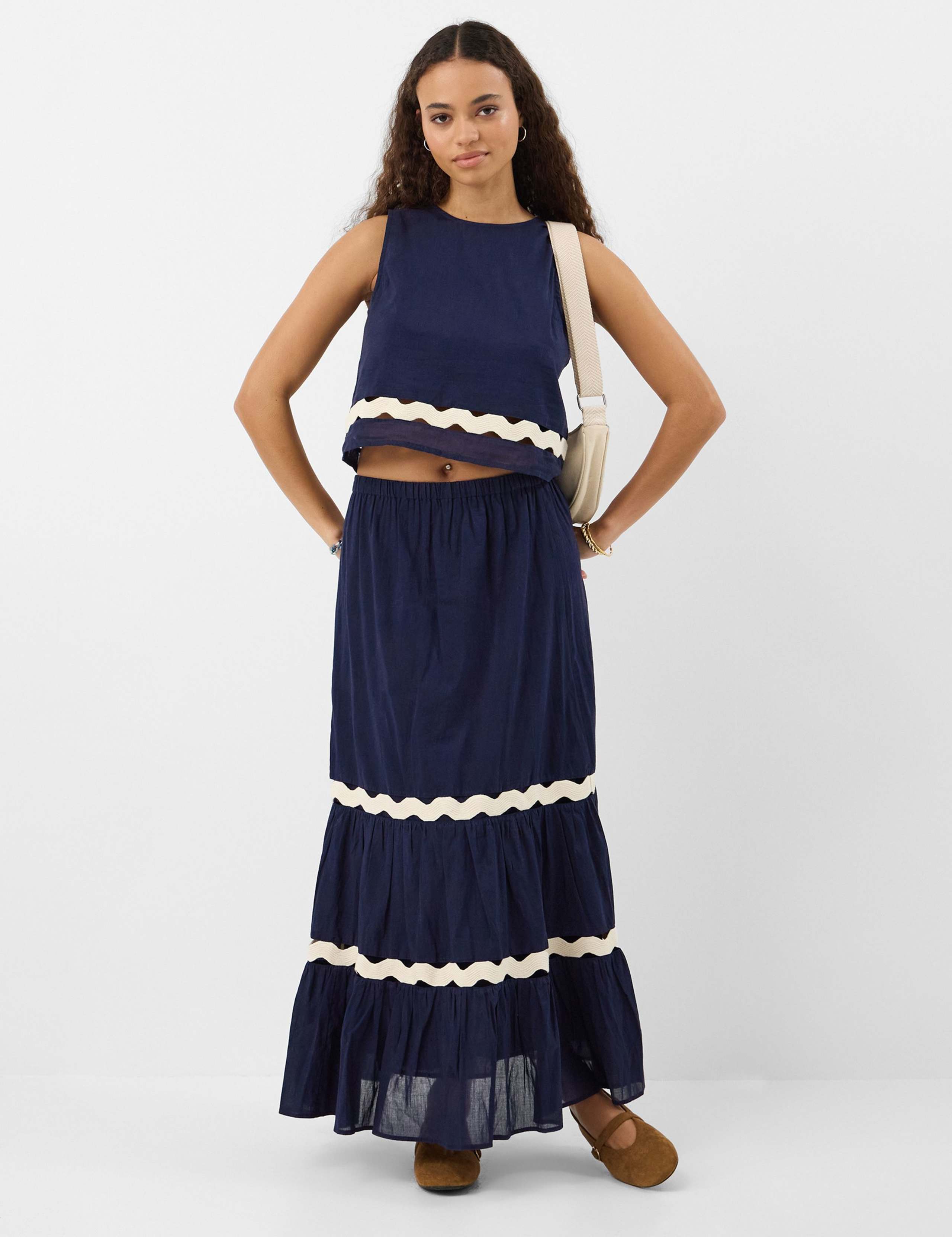 Pure Cotton Round Neck Vest Top 3 of 5