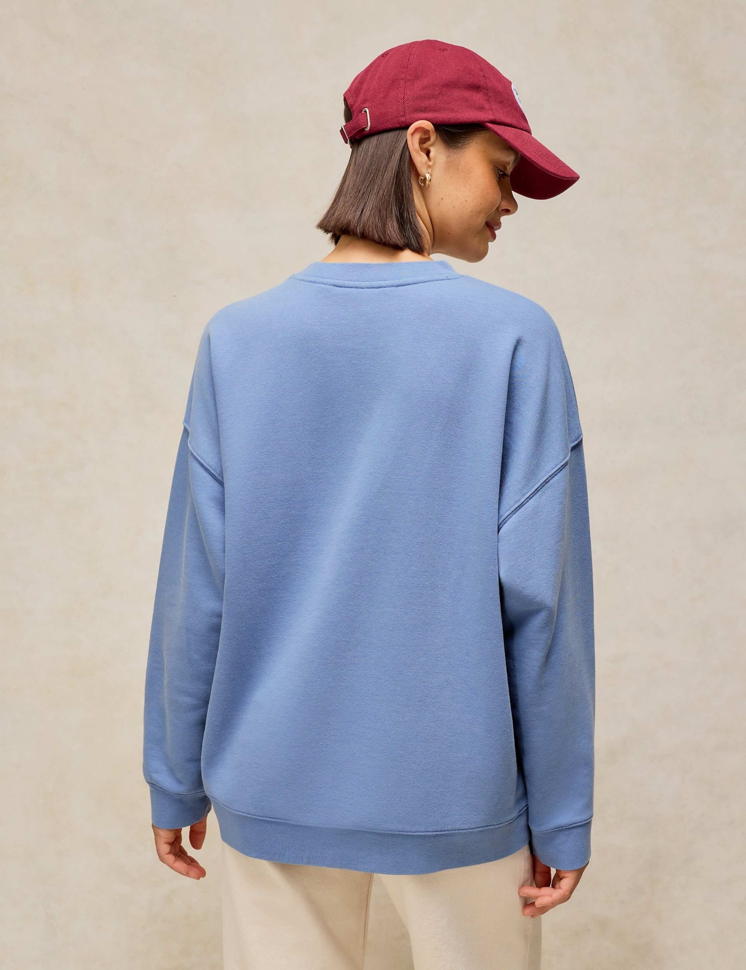 Cotton Rich Graphic Longline Sweatshirt 3 of 6
