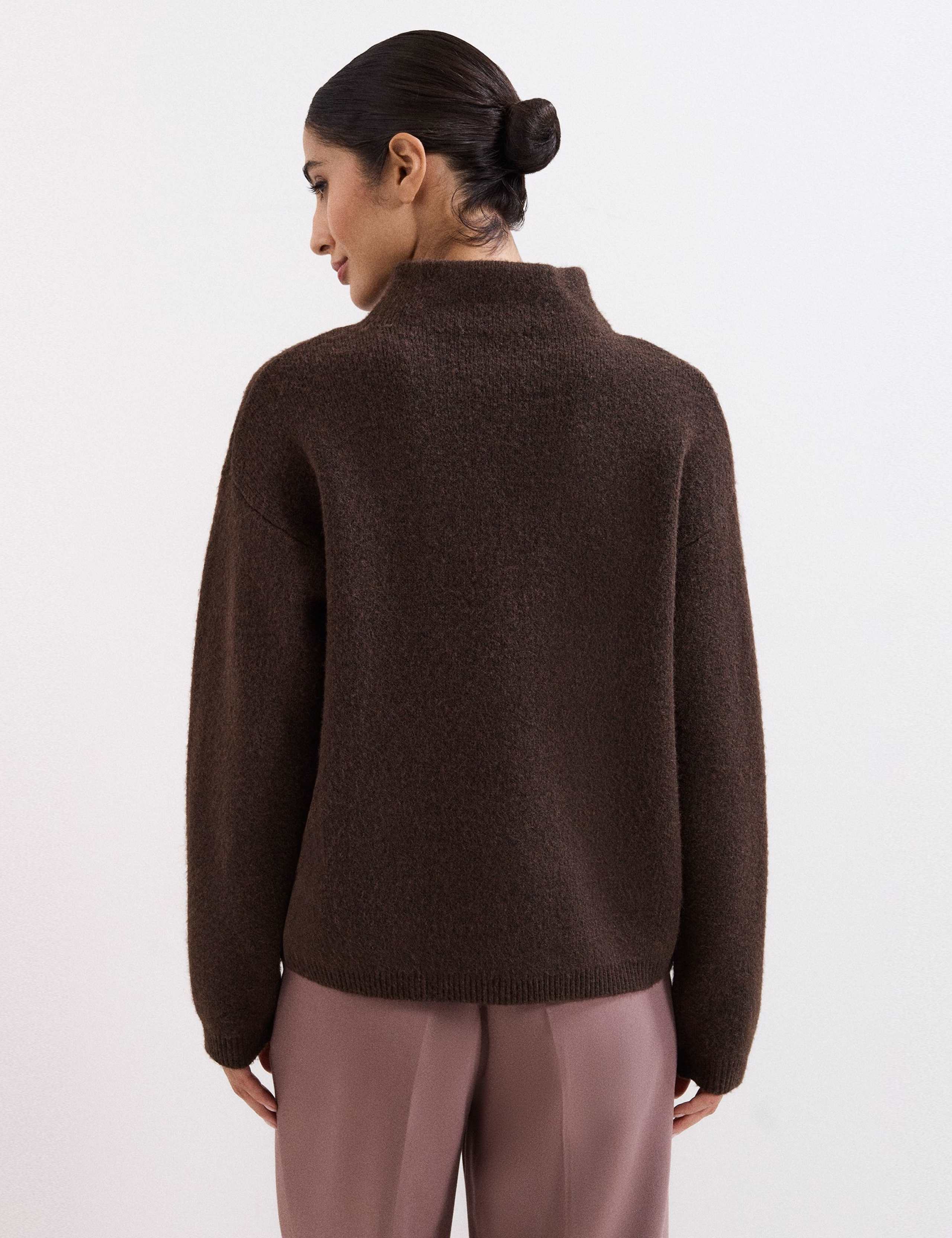 Textured High Neck Jumper 6 of 8