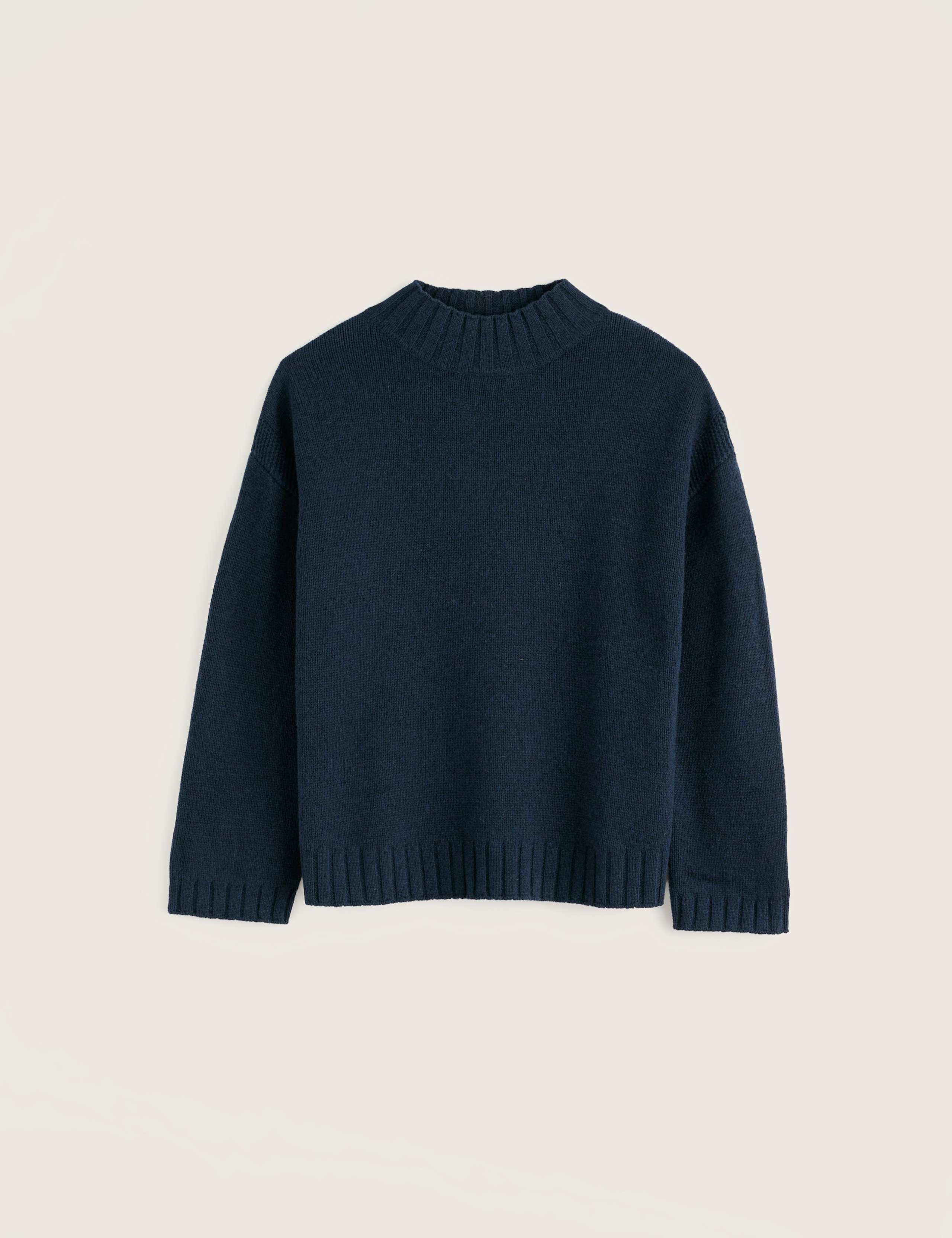 Wool Rich Roll Neck Oversized Jumper 2 of 5