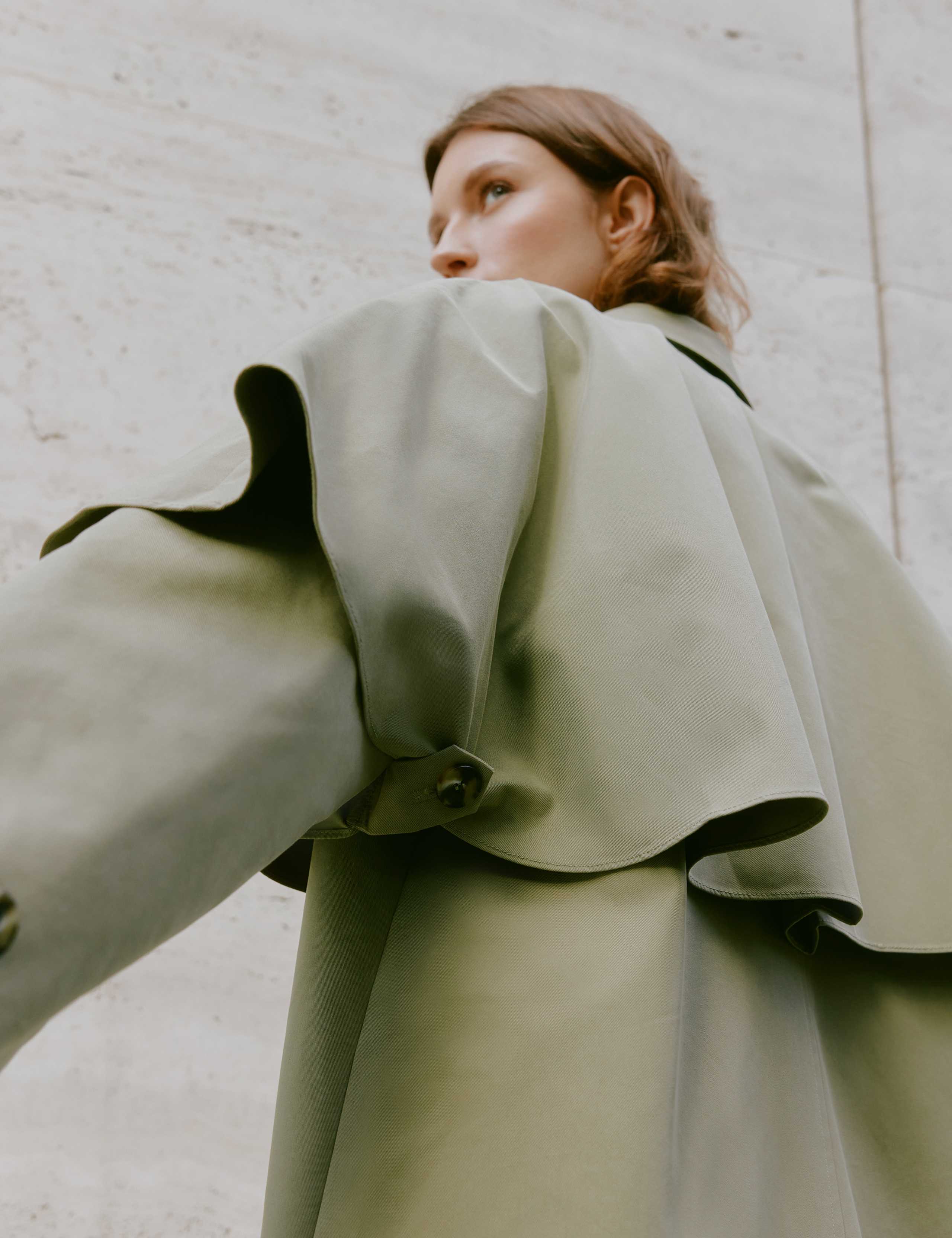 Cotton Rich Collared Longline Trench Coat 6 of 8