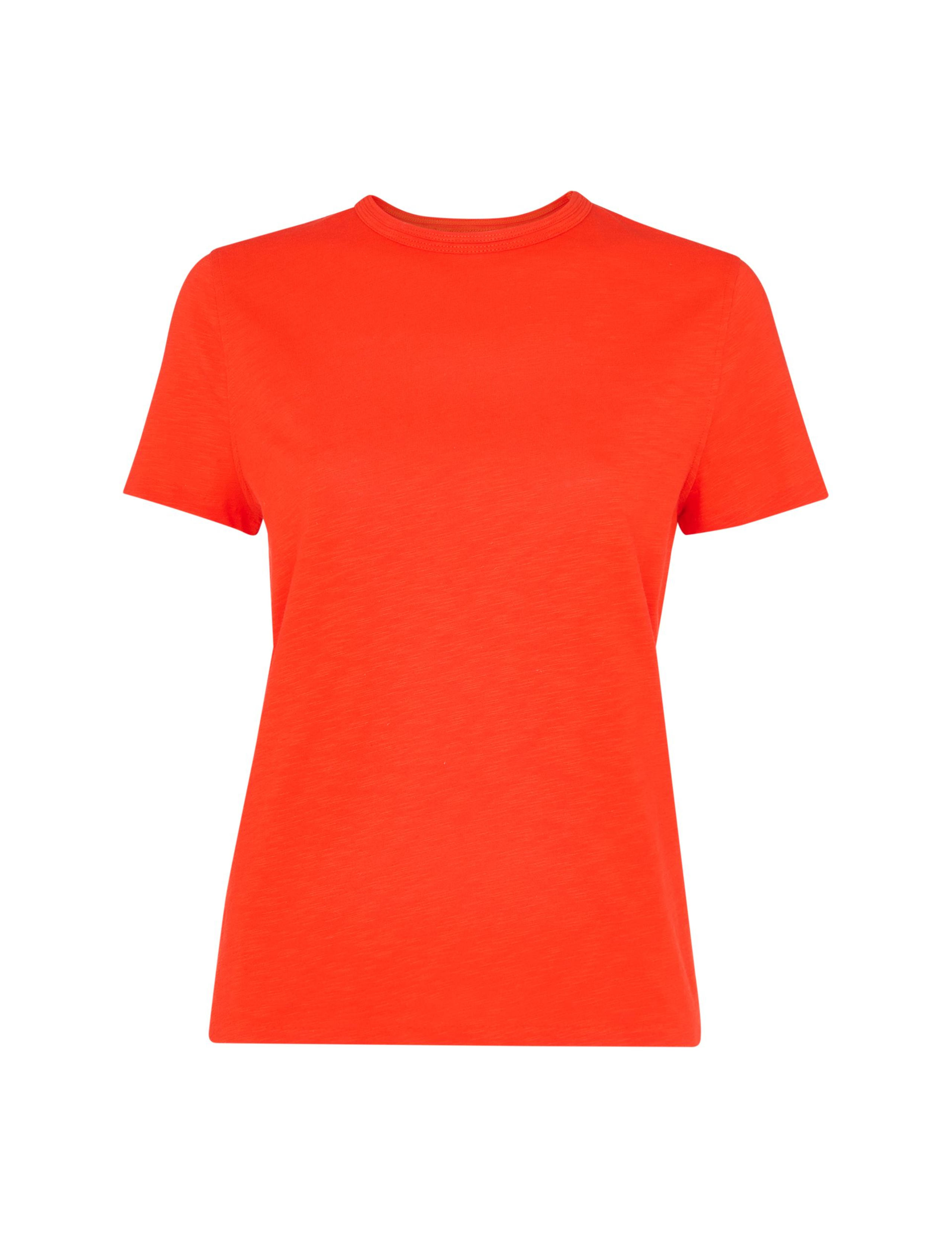 Cotton Rich Double Trim Crew Neck T-Shirt 2 of 4