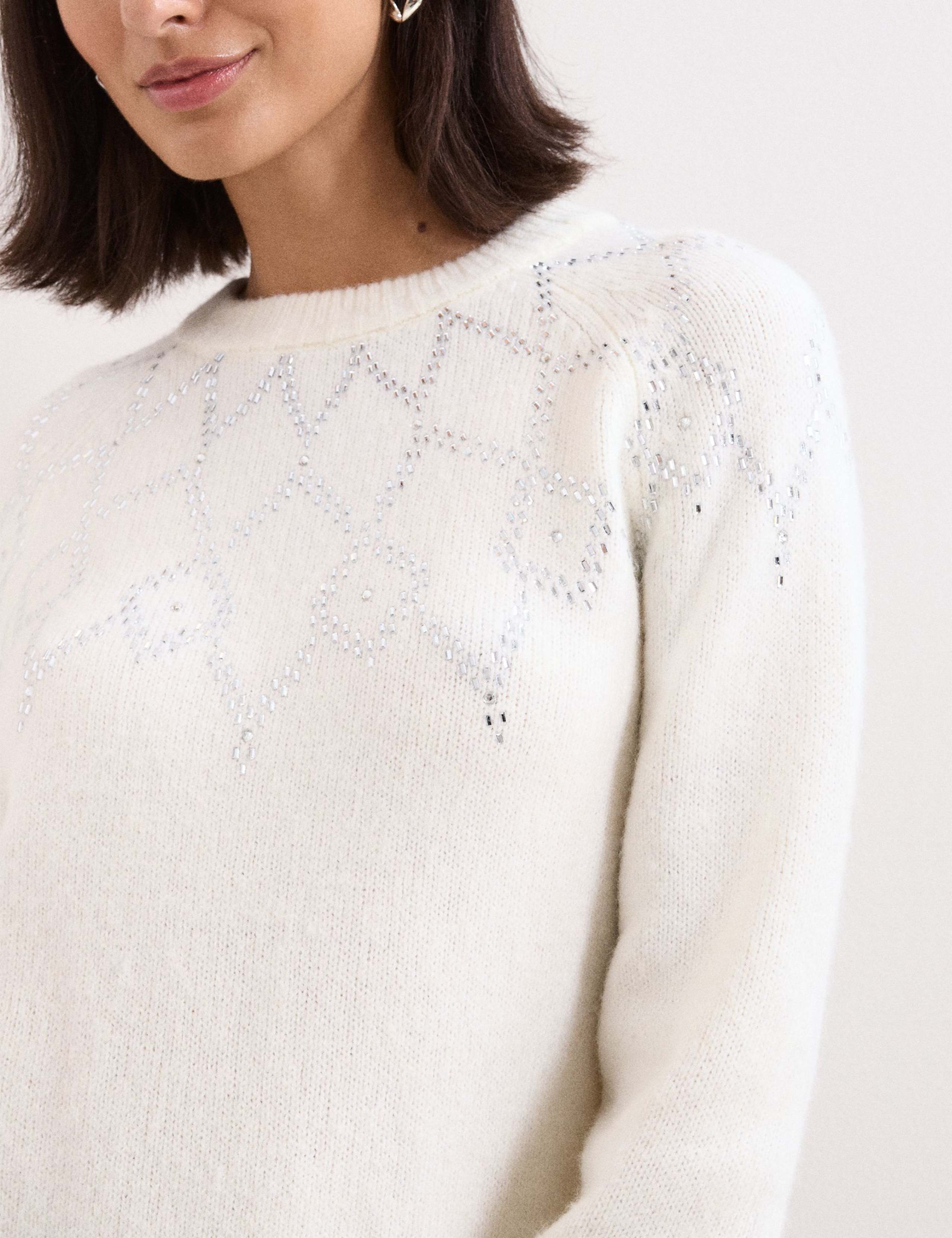 Embellished Crew Neck Jumper 5 of 6