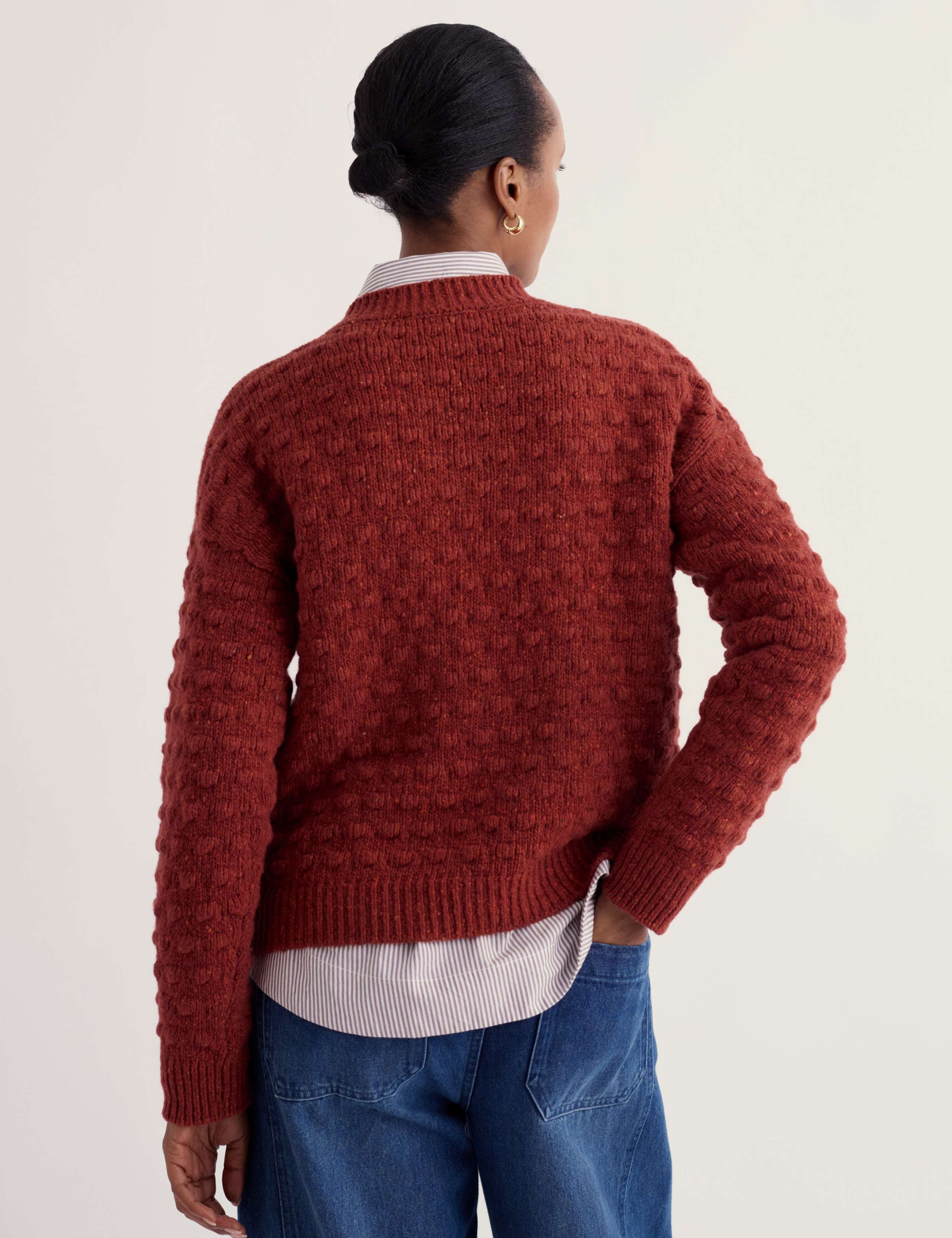 Wool Rich Crew Neck Relaxed Jumper 3 of 5