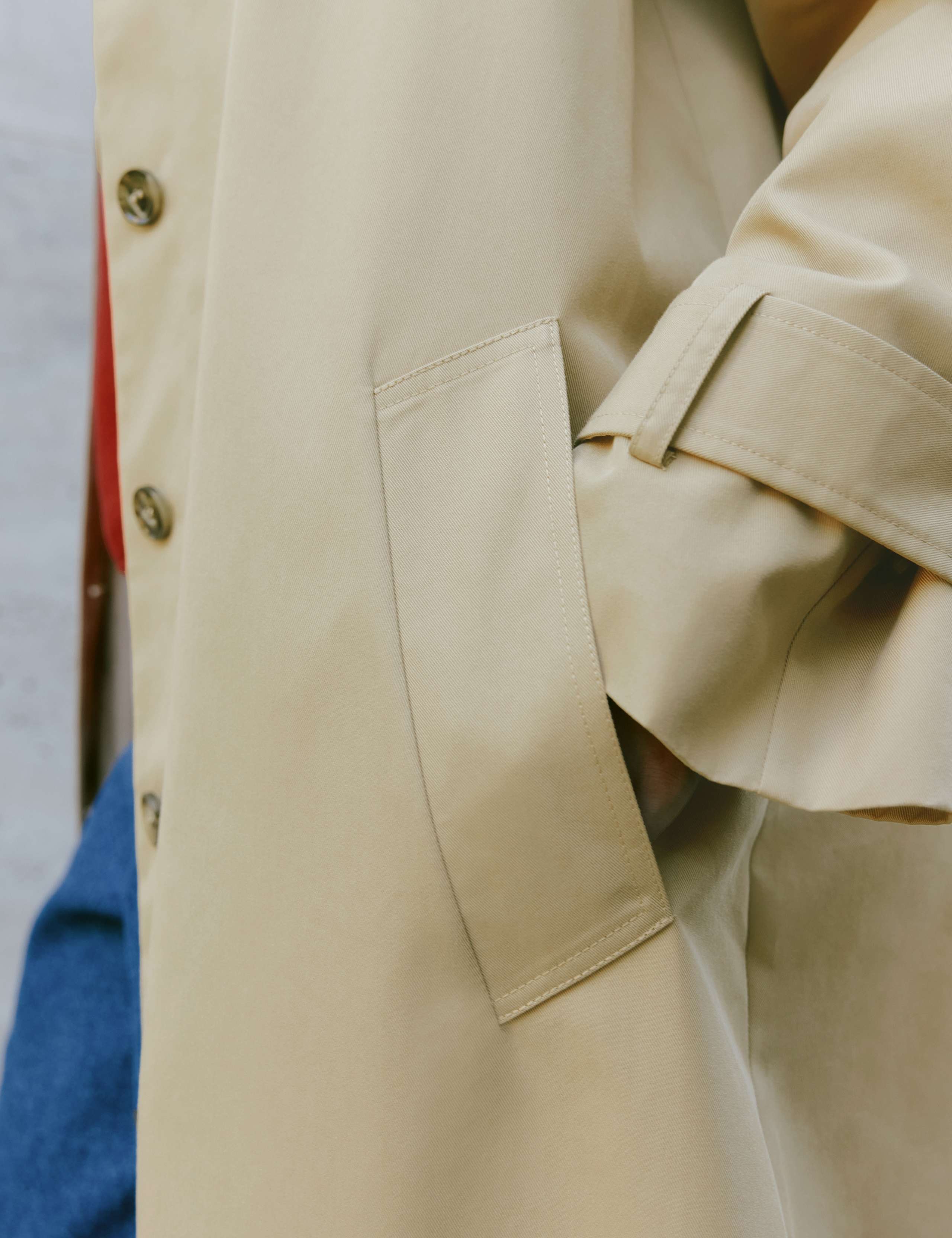 Cotton Rich Single Breasted Trench Coat 5 of 6