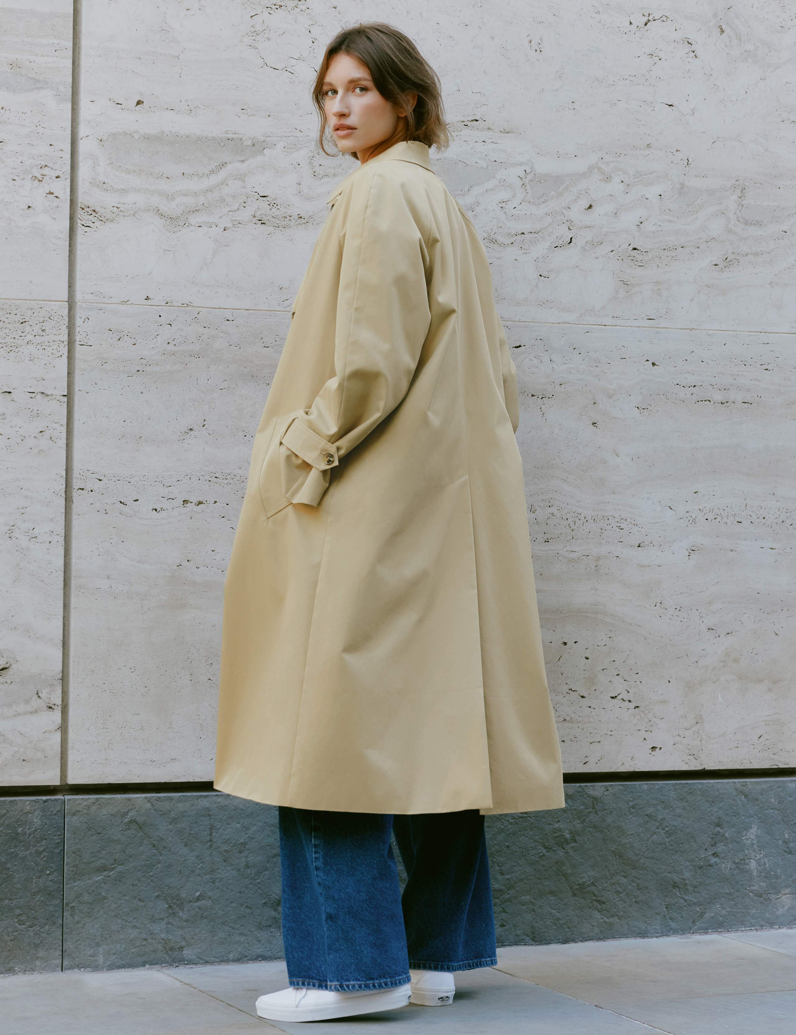 Cotton Rich Single Breasted Trench Coat 6 of 6