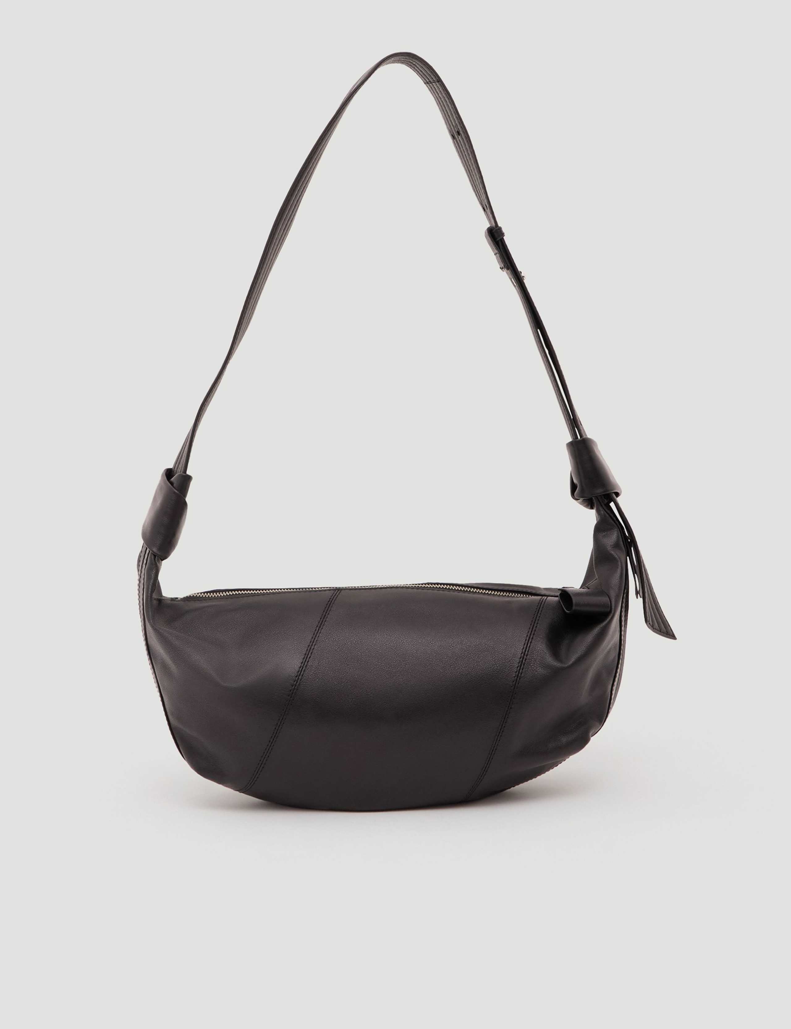 Oversized Leather Crescent Shoulder Bag 2 of 6